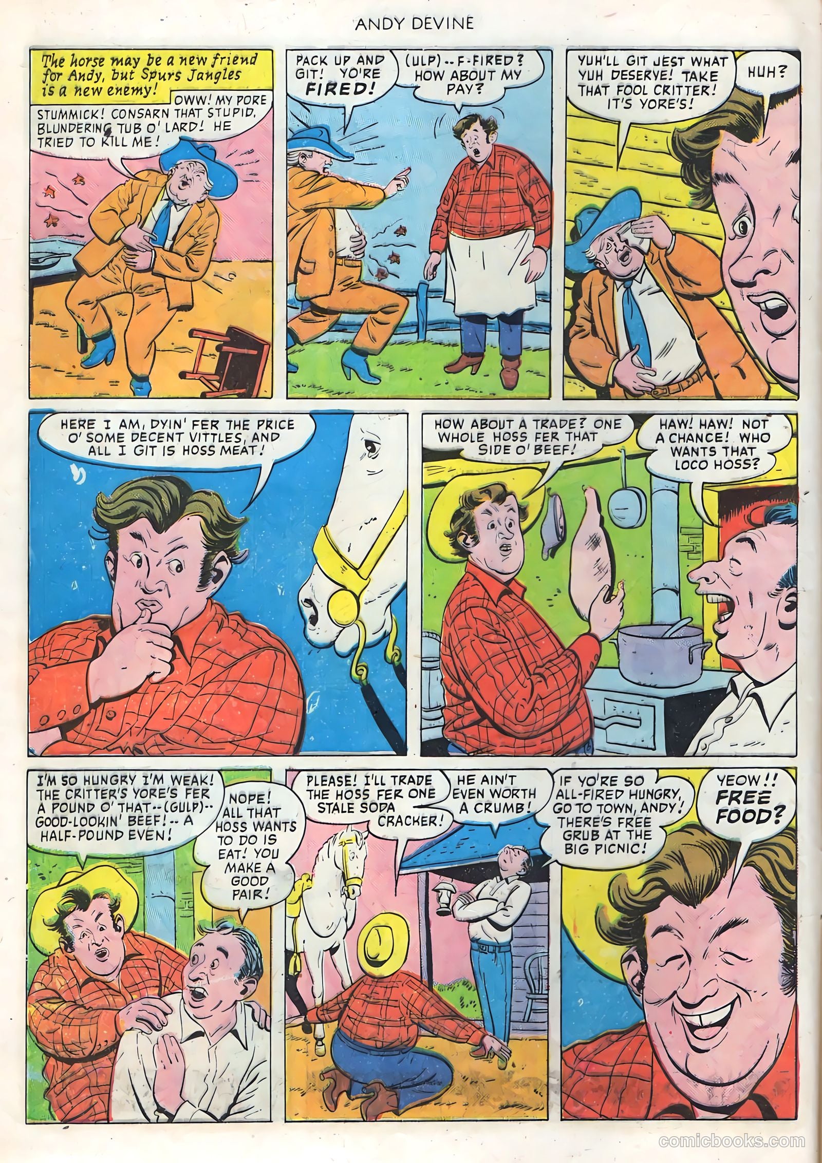 Andy Devine #1 (1950) — page 8 of 36