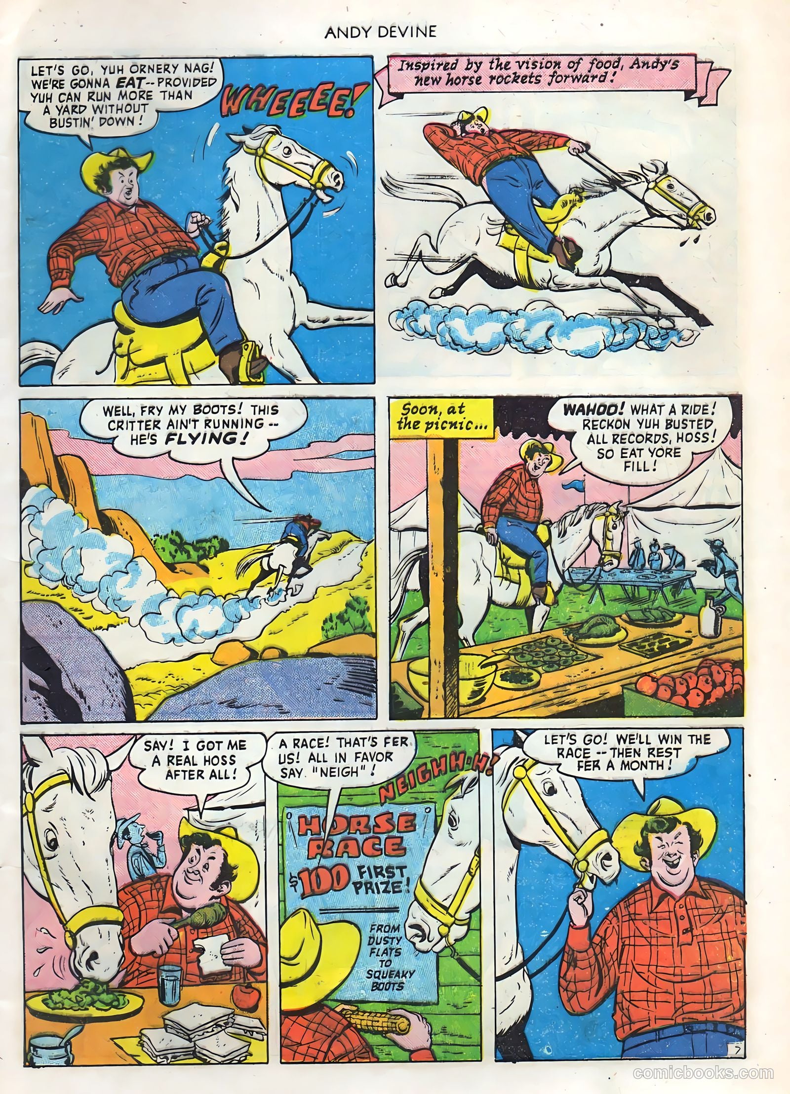 Andy Devine #1 (1950) — page 9 of 36