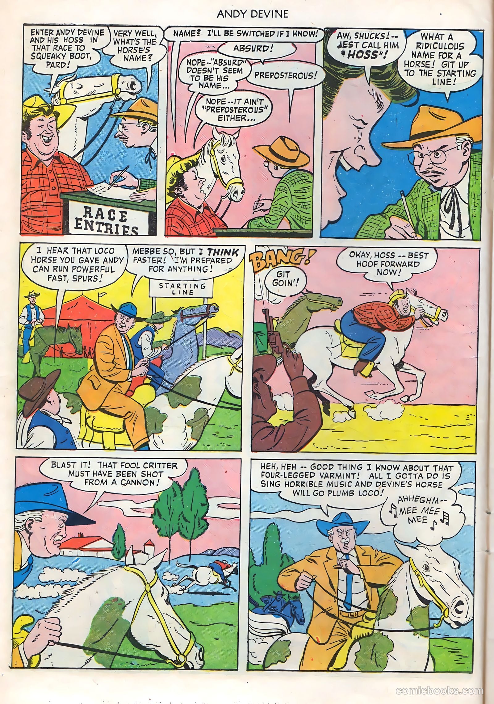 Andy Devine #1 (1950) — page 10 of 36