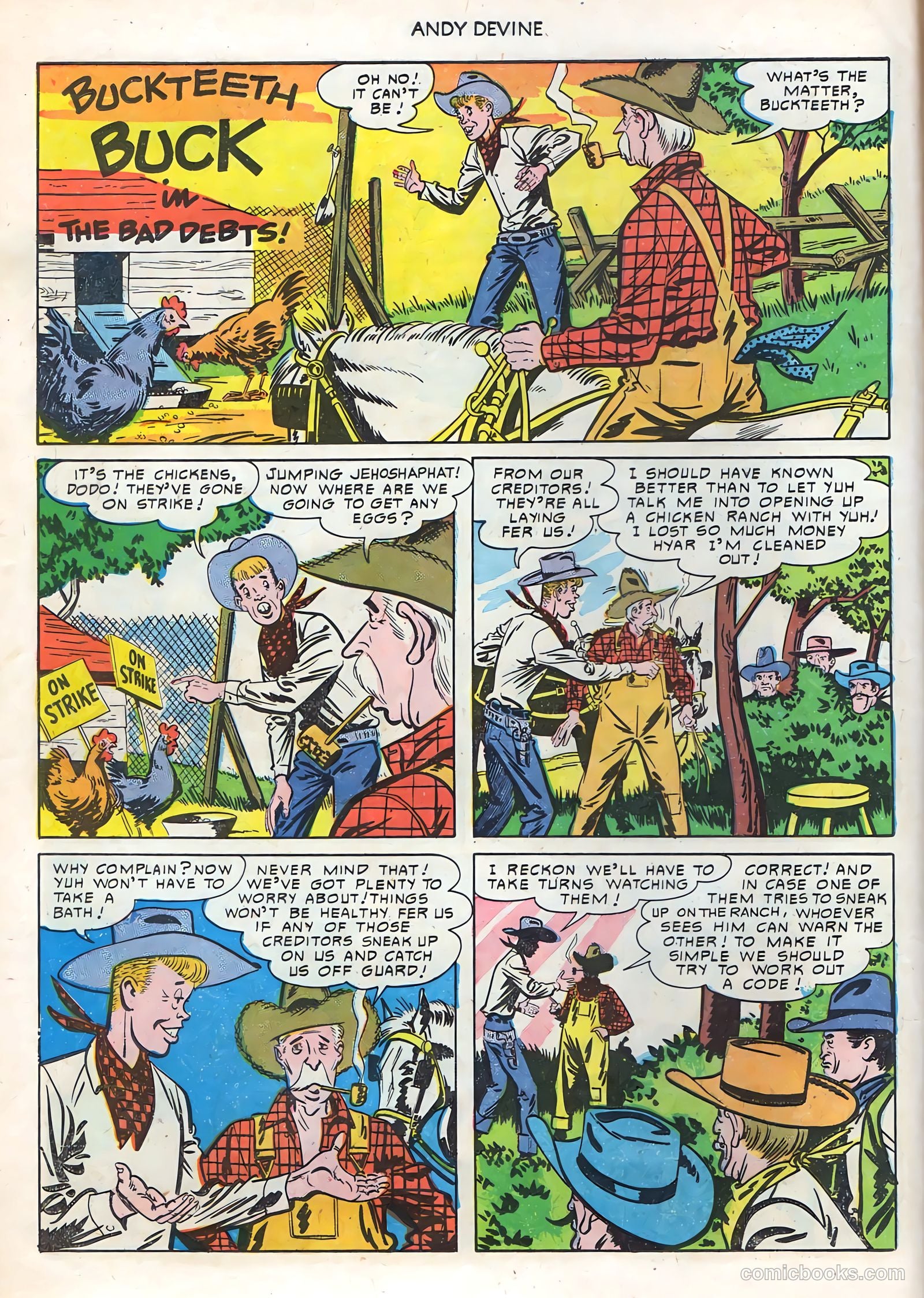 Andy Devine #1 (1950) — page 14 of 36