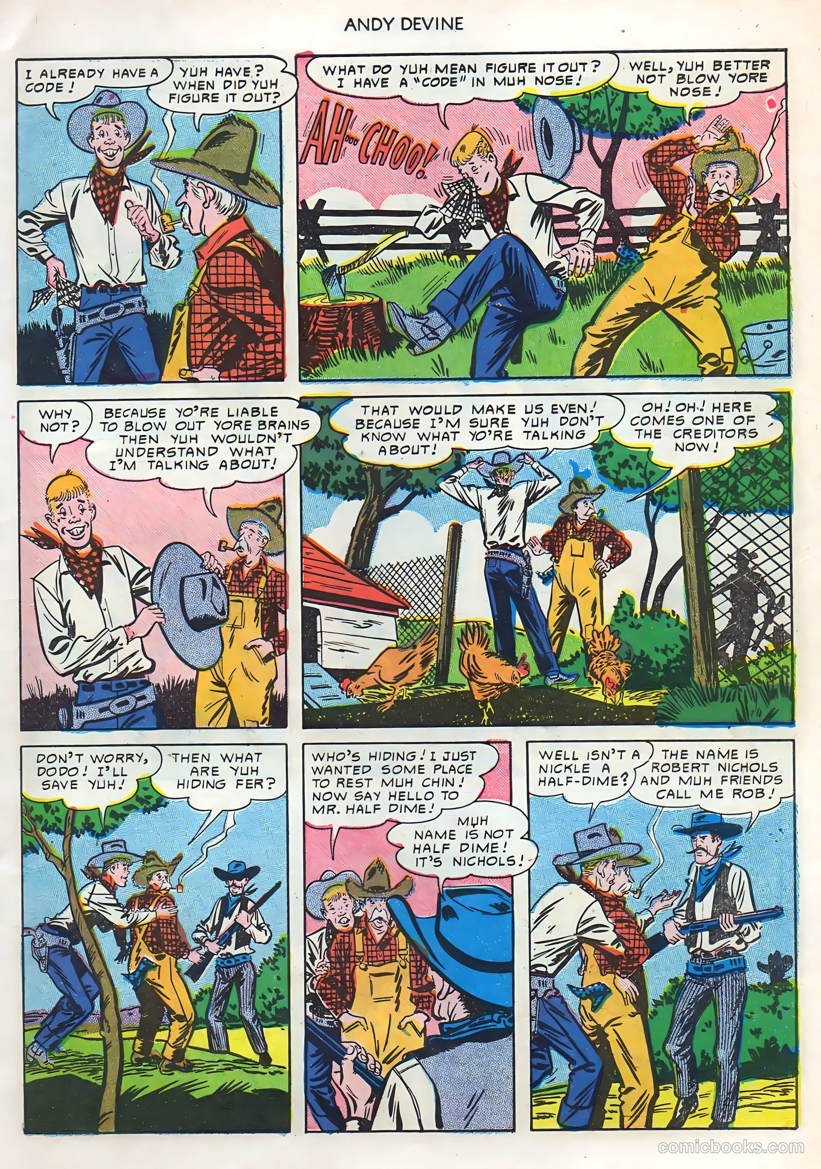 Andy Devine #1 (1950) — page 15 of 36
