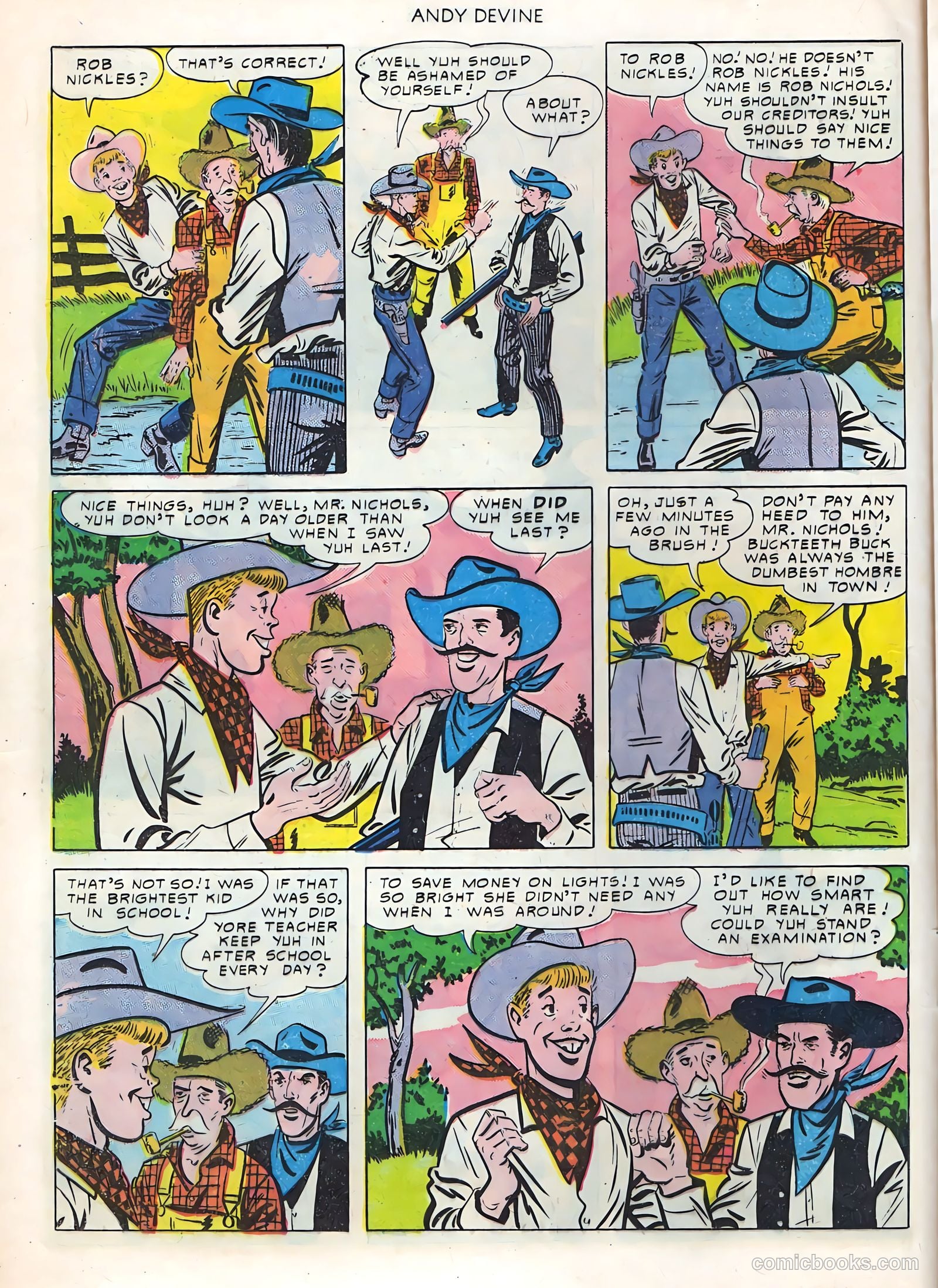 Andy Devine #1 (1950) — page 16 of 36