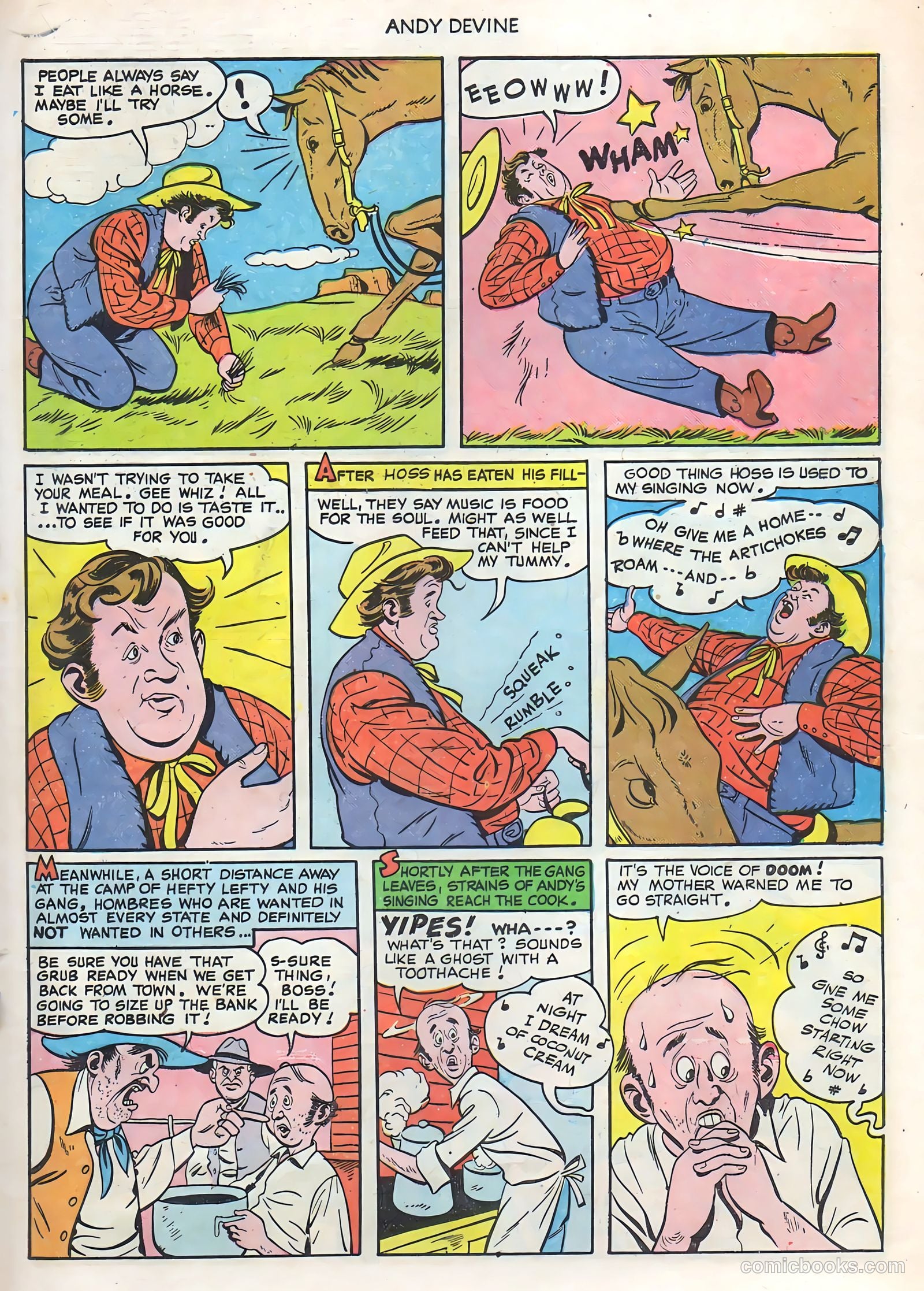 Andy Devine #1 (1950) — page 19 of 36