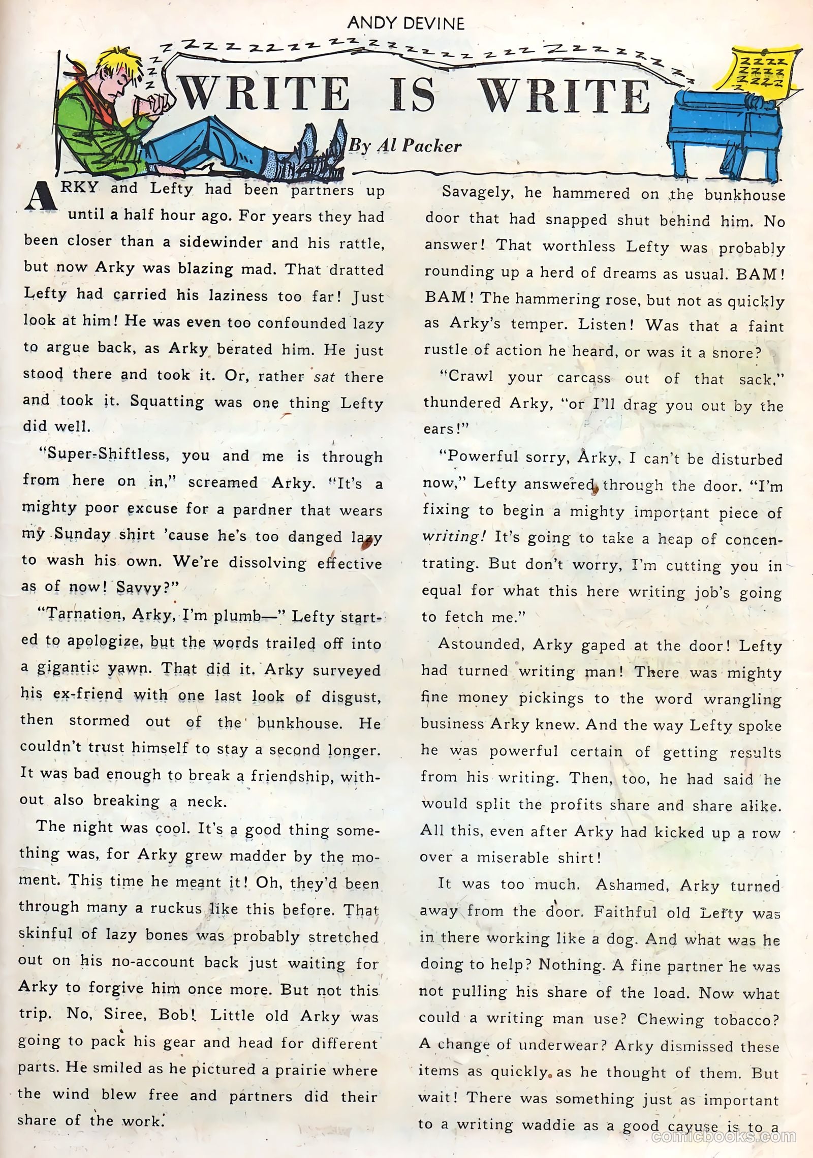 Andy Devine #1 (1950) — page 25 of 36