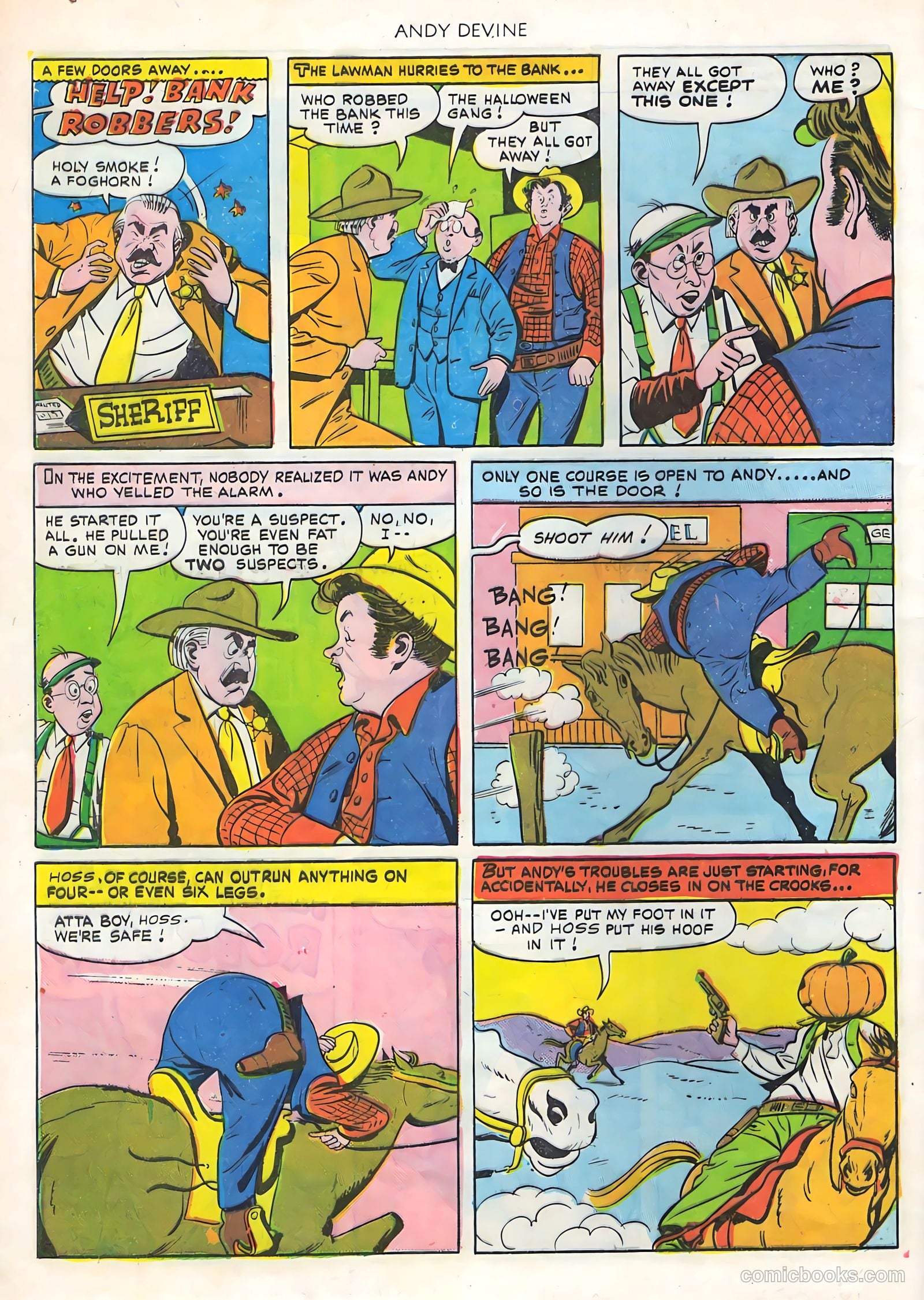 Andy Devine #1 (1950) — page 32 of 36