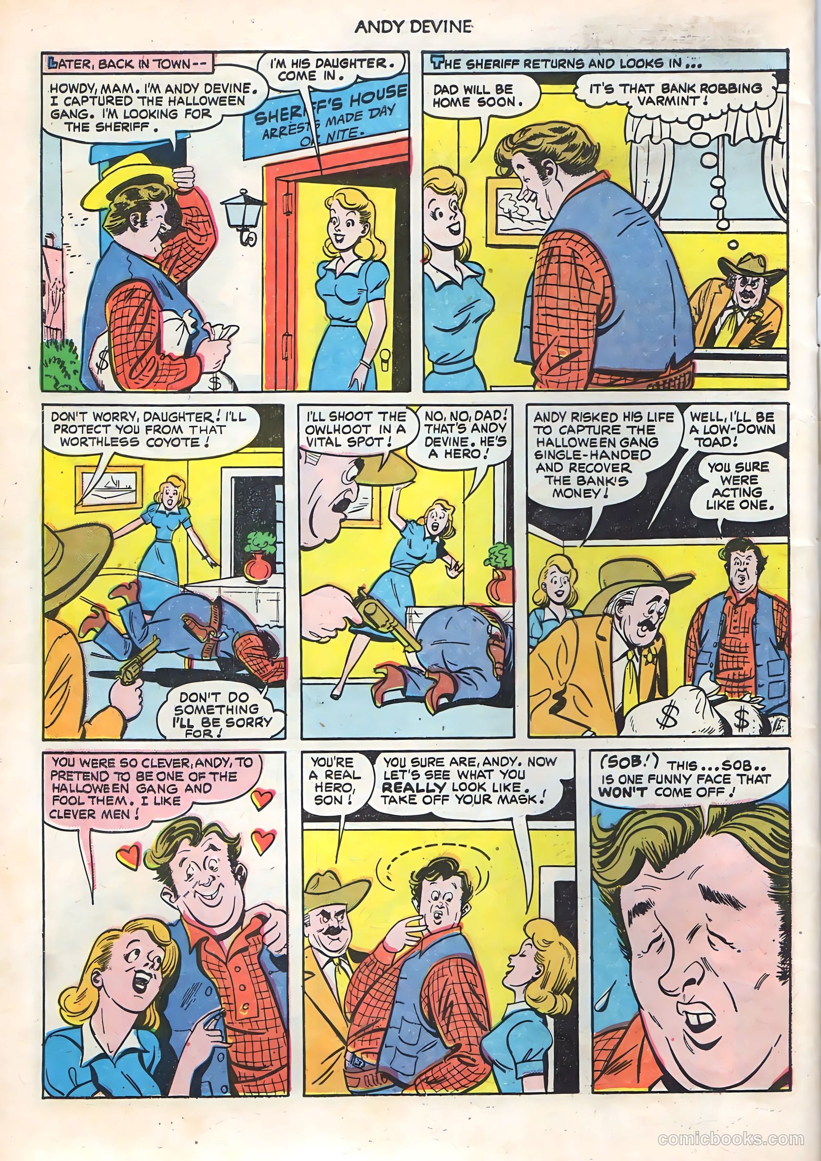 Andy Devine #1 (1950) — page 34 of 36