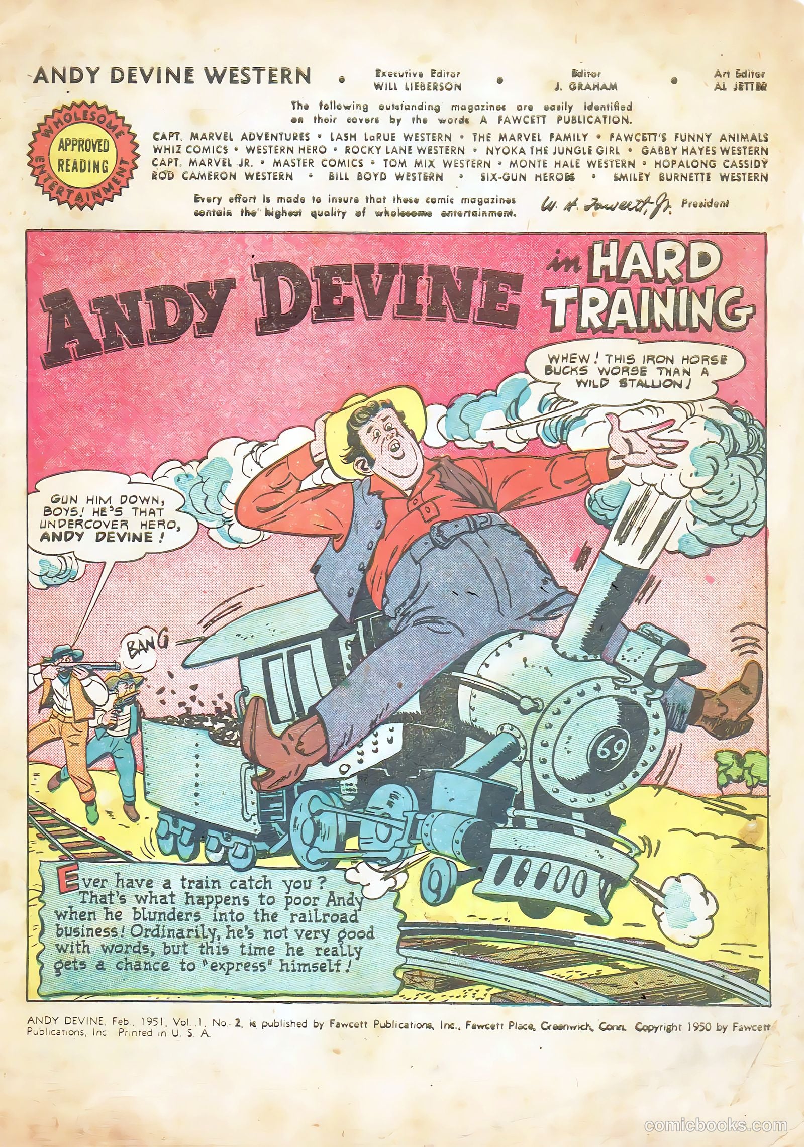 Andy Devine [Andy Devine Western] #2 (1951) — page 3 of 36