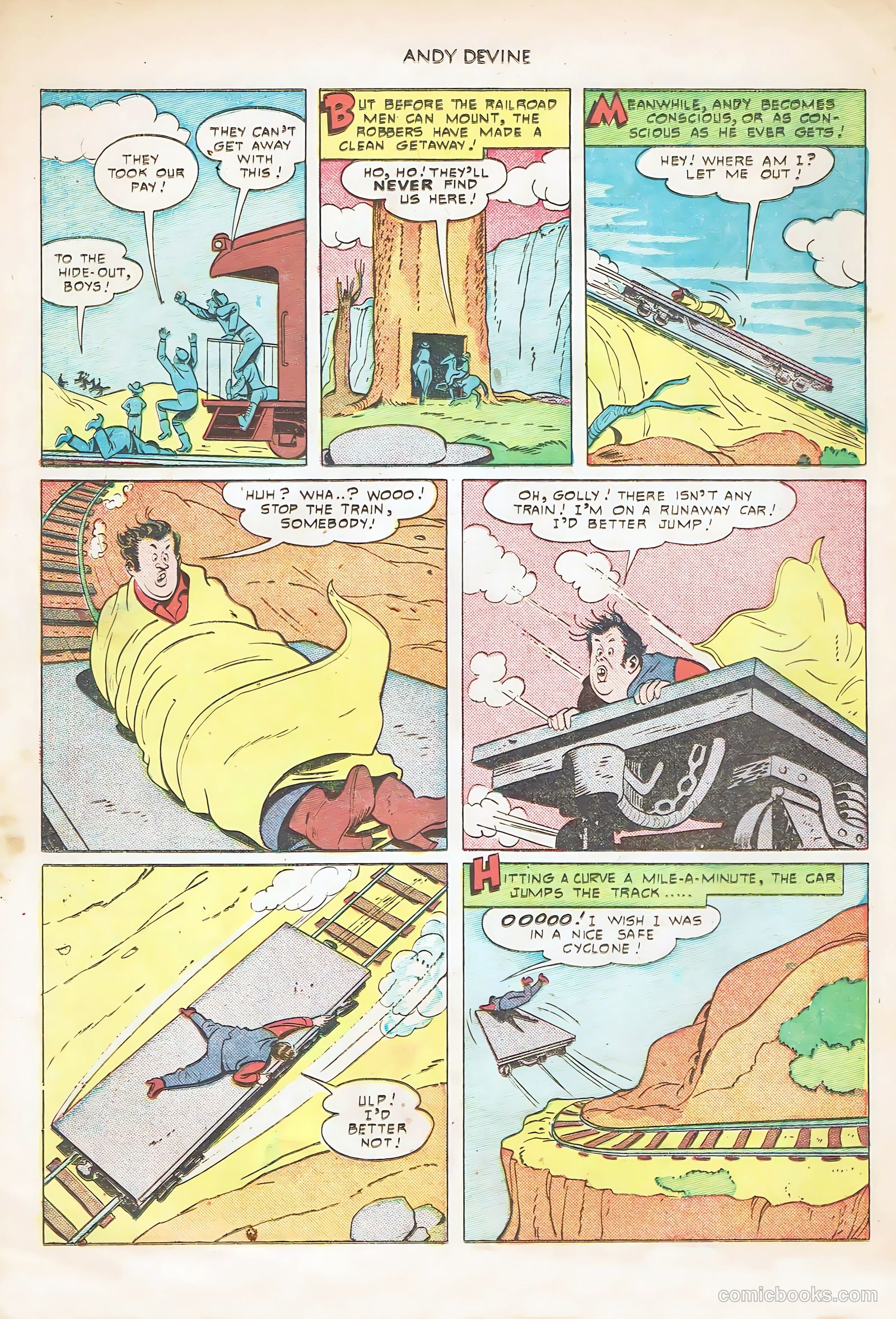 Andy Devine [Andy Devine Western] #2 (1951) — page 12 of 36