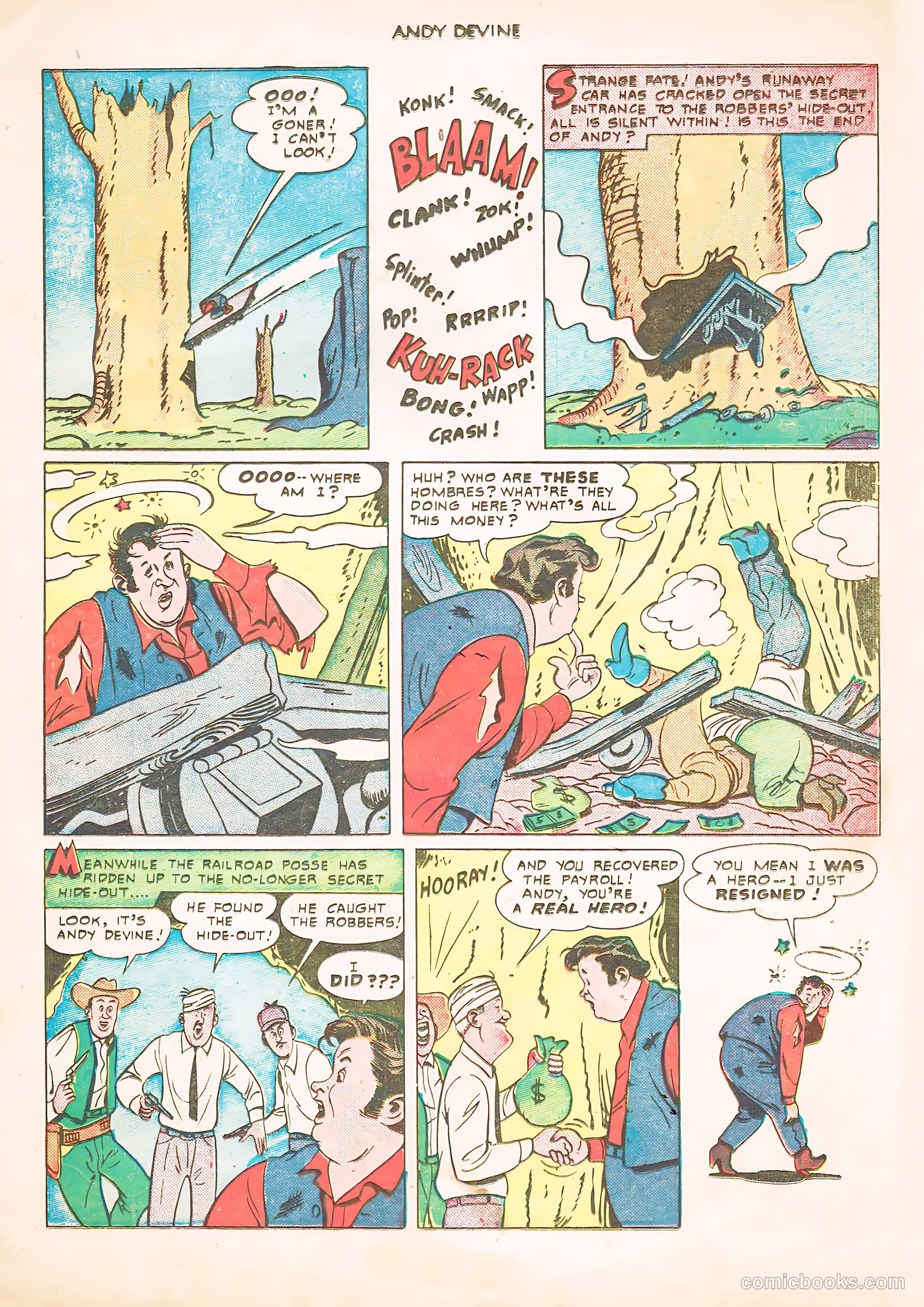 Andy Devine [Andy Devine Western] #2 (1951) — page 13 of 36