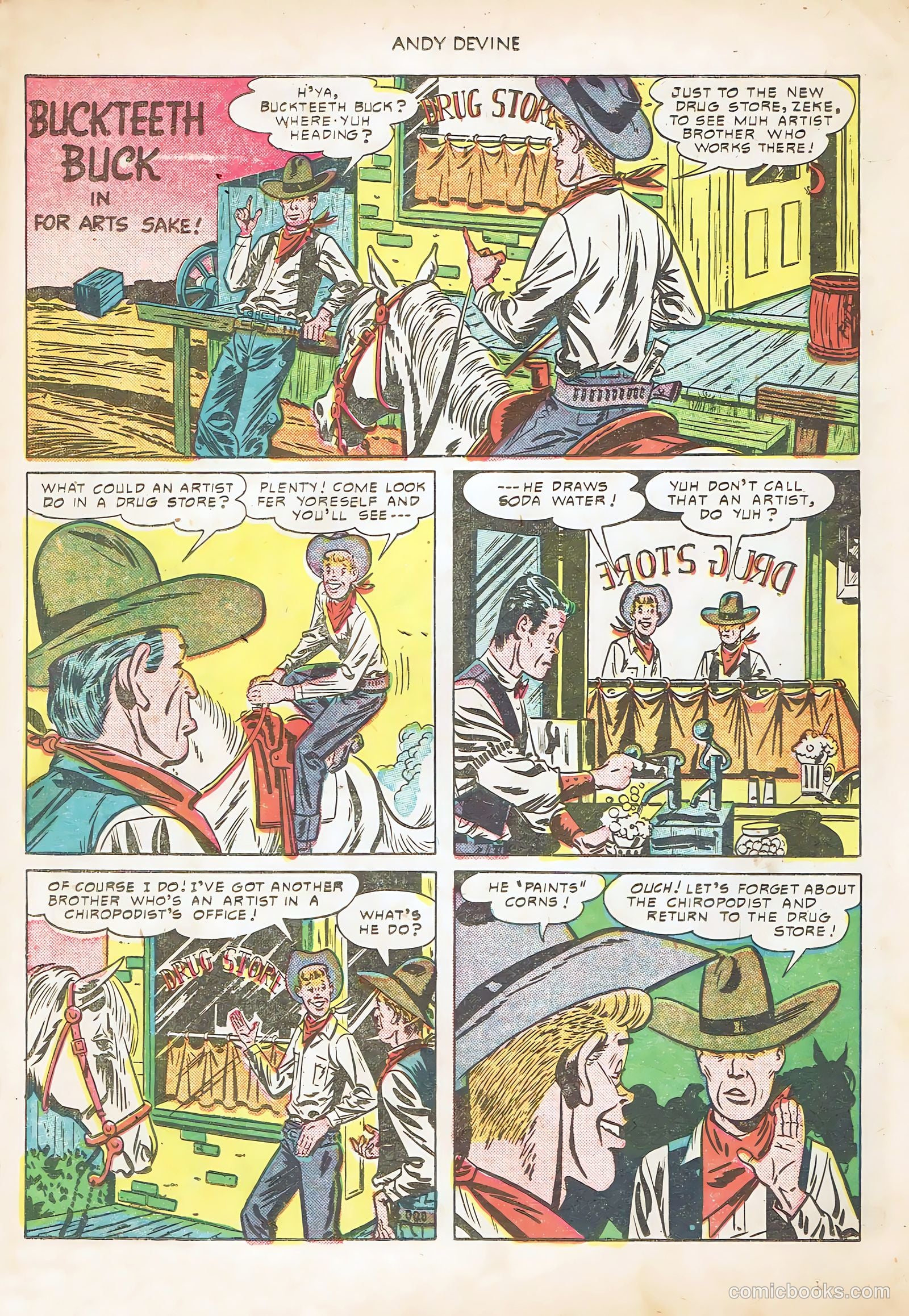 Andy Devine [Andy Devine Western] #2 (1951) — page 14 of 36