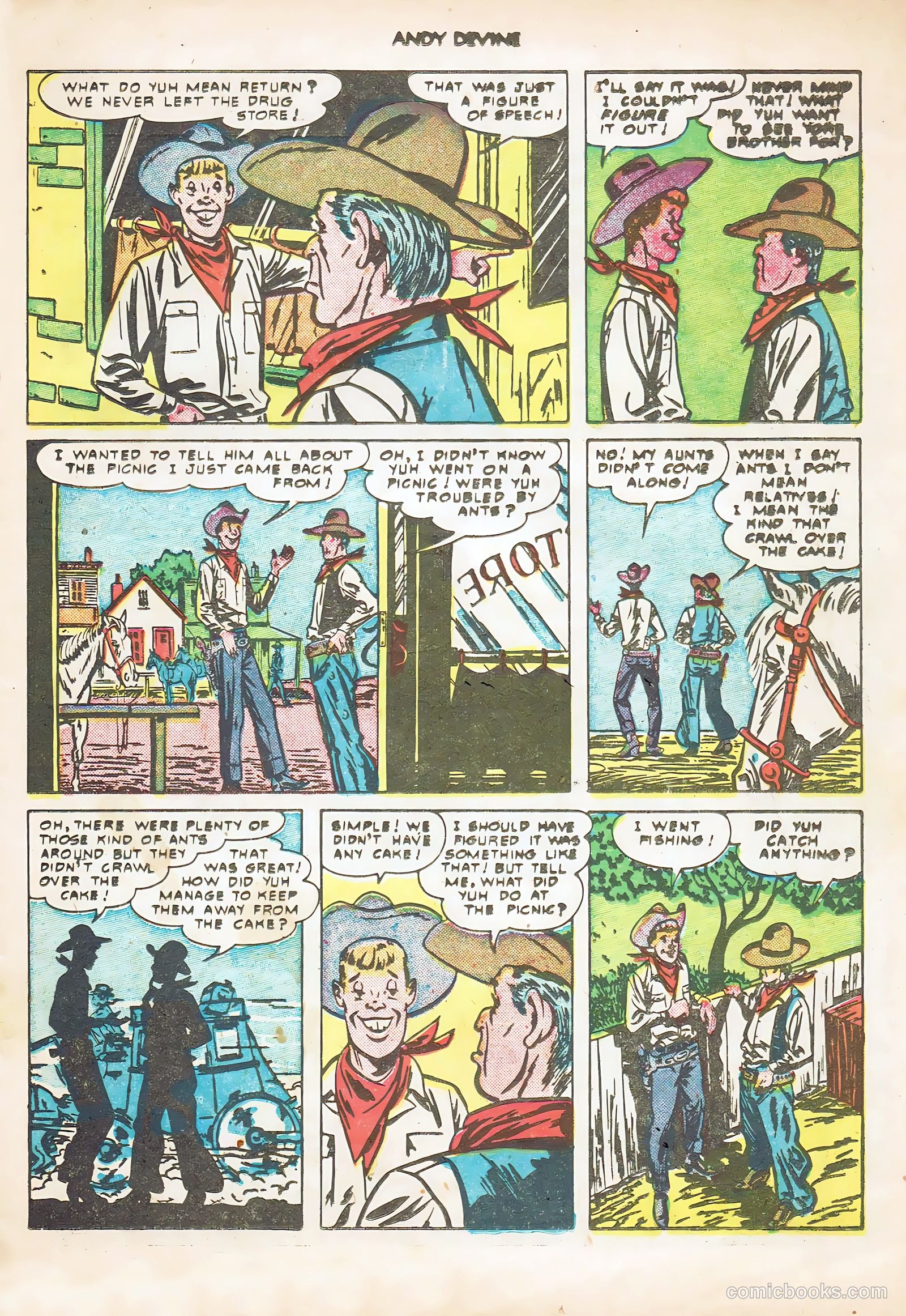 Andy Devine [Andy Devine Western] #2 (1951) — page 15 of 36