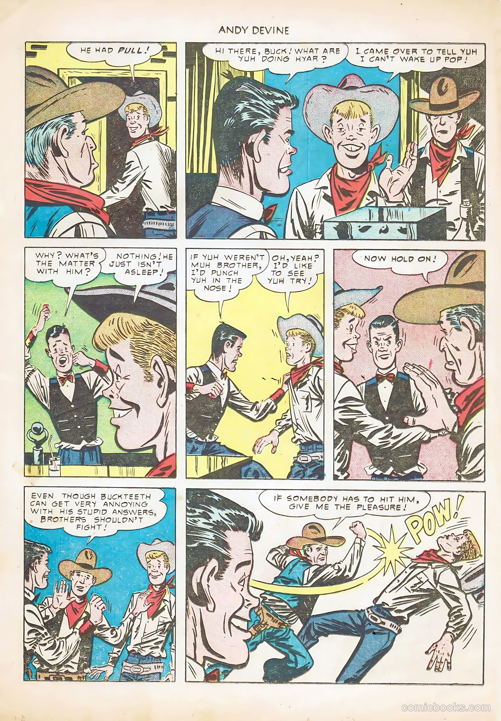 Andy Devine [Andy Devine Western] #2 (1951) — page 17 of 36