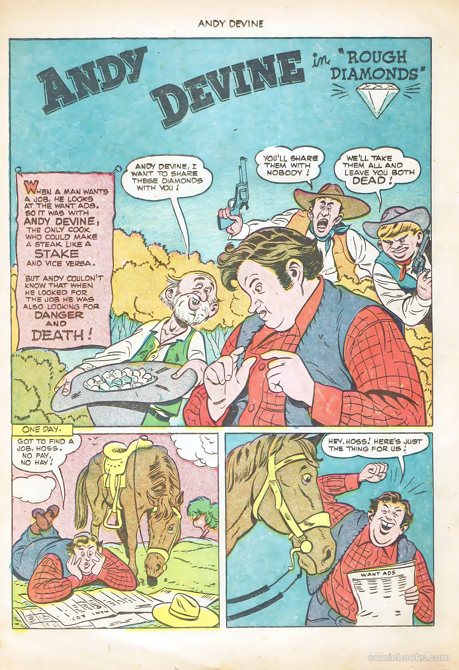 Andy Devine [Andy Devine Western] #2 (1951) — page 18 of 36