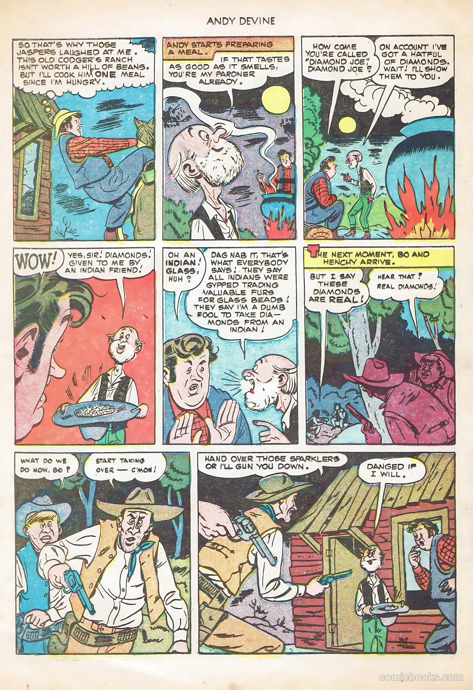 Andy Devine [Andy Devine Western] #2 (1951) — page 22 of 36