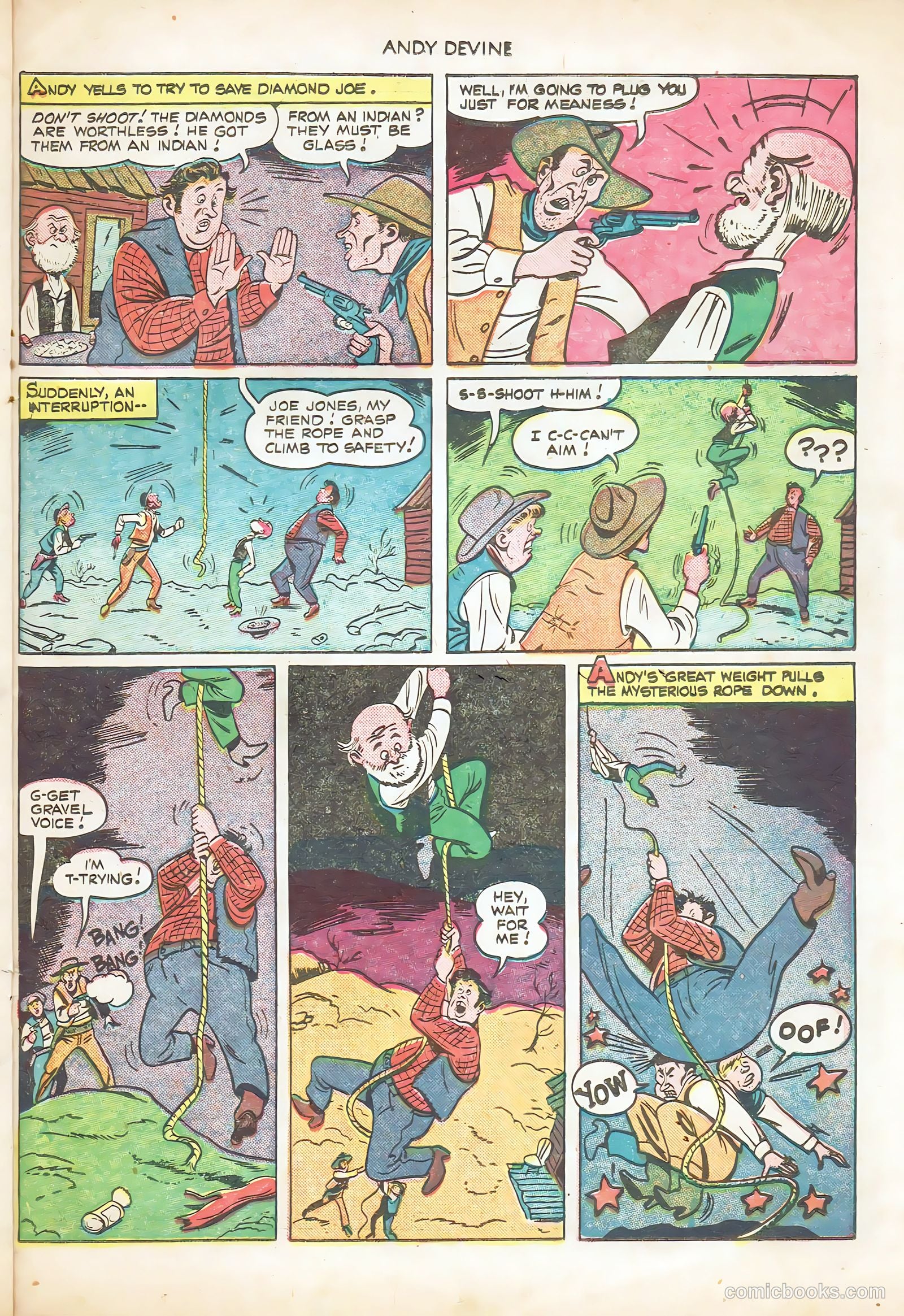 Andy Devine [Andy Devine Western] #2 (1951) — page 23 of 36