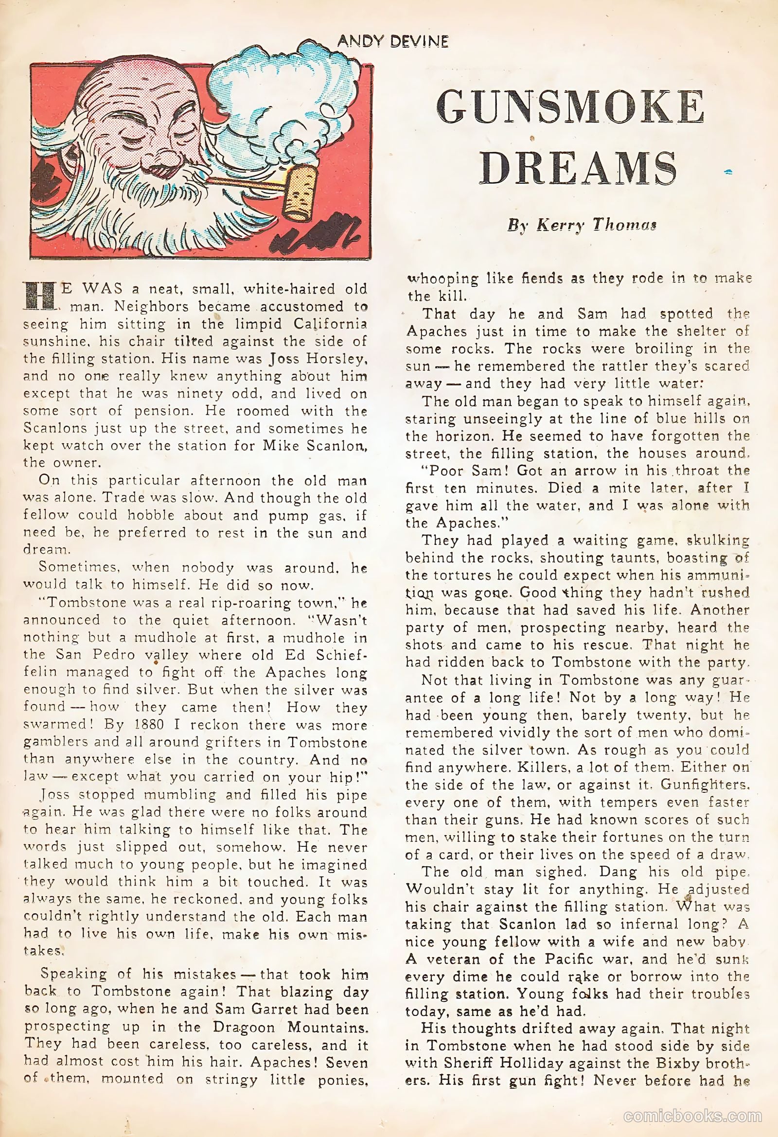 Andy Devine [Andy Devine Western] #2 (1951) — page 25 of 36