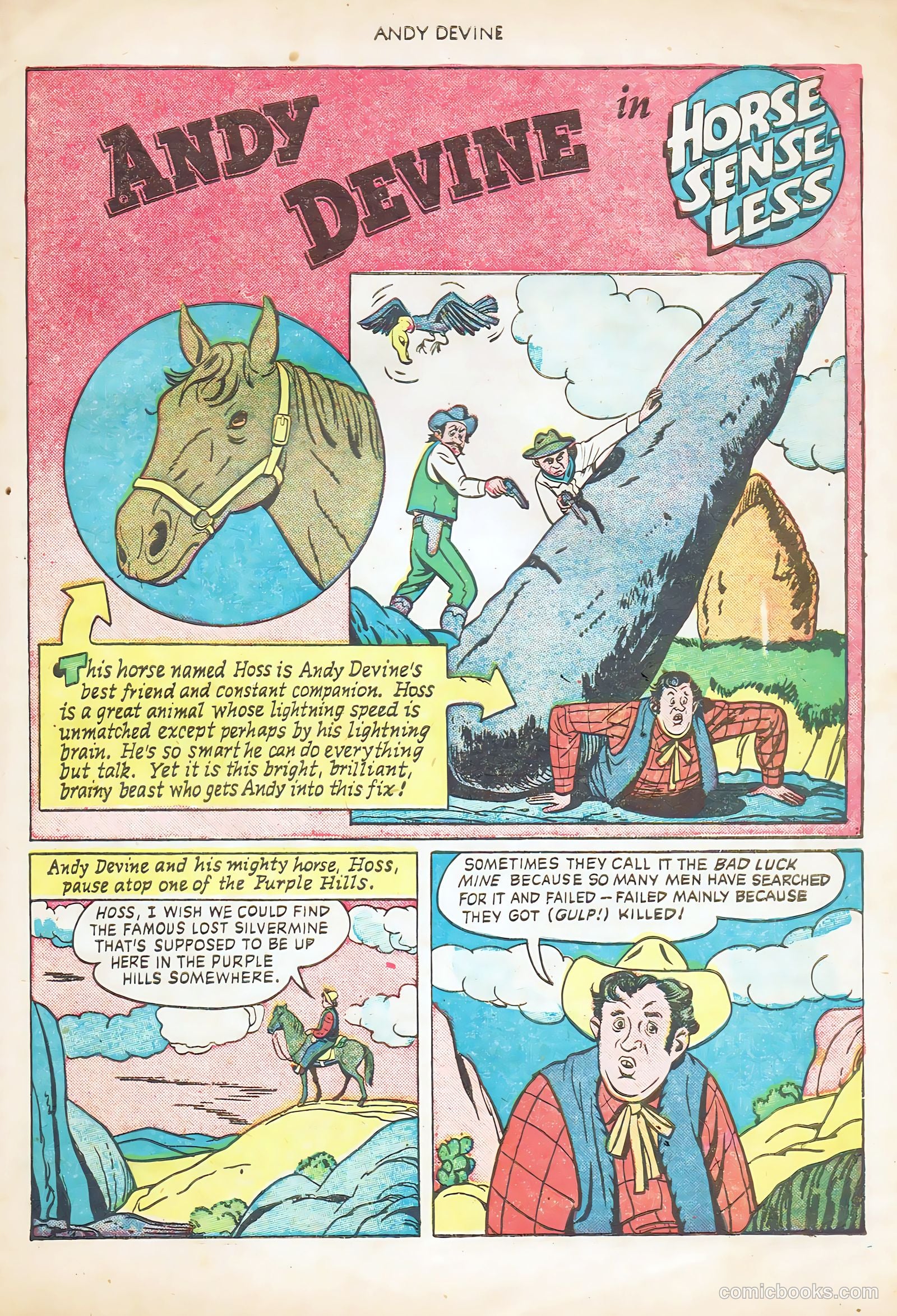 Andy Devine [Andy Devine Western] #2 (1951) — page 27 of 36
