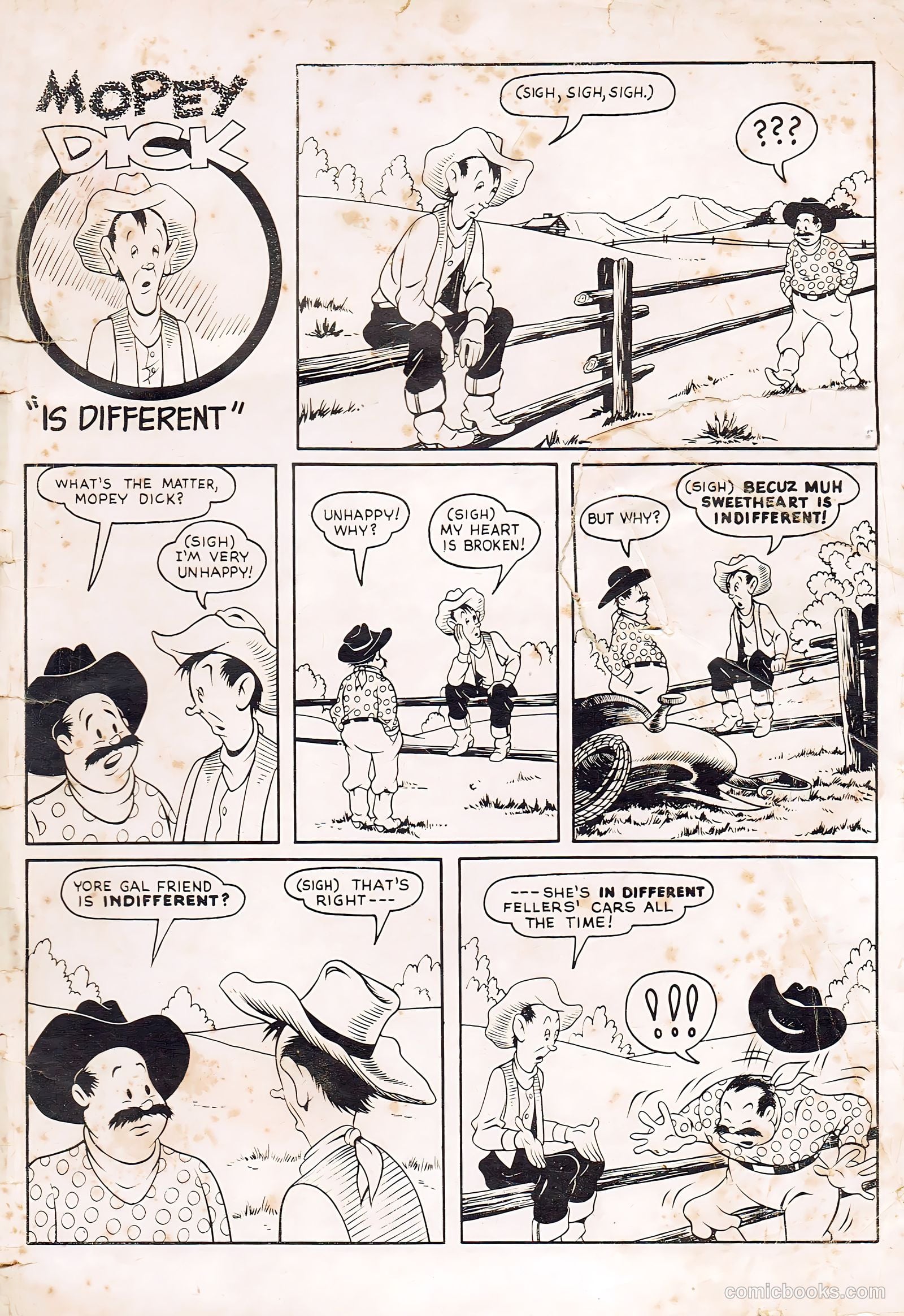 Andy Devine [Andy Devine Western] #2 (1951) — page 35 of 36