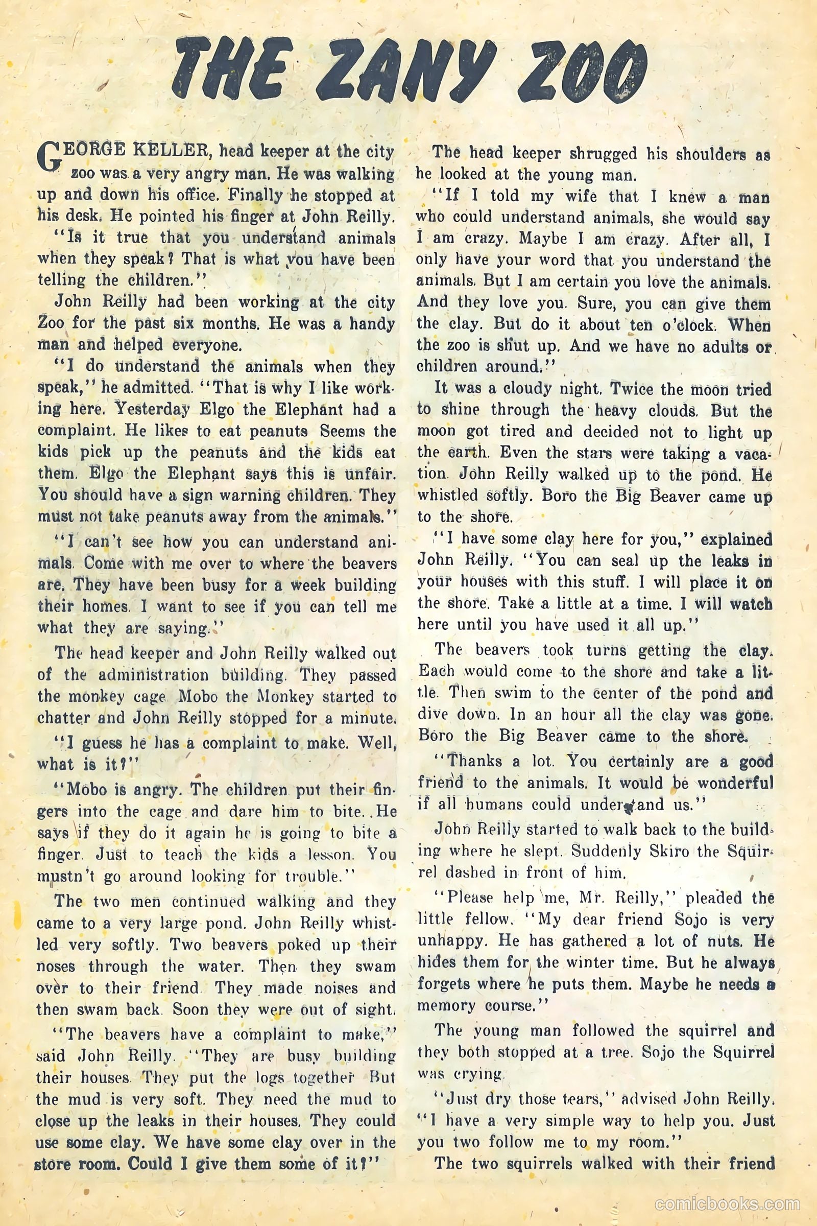 Animal Adventures #2 (1954) — page 20 of 36