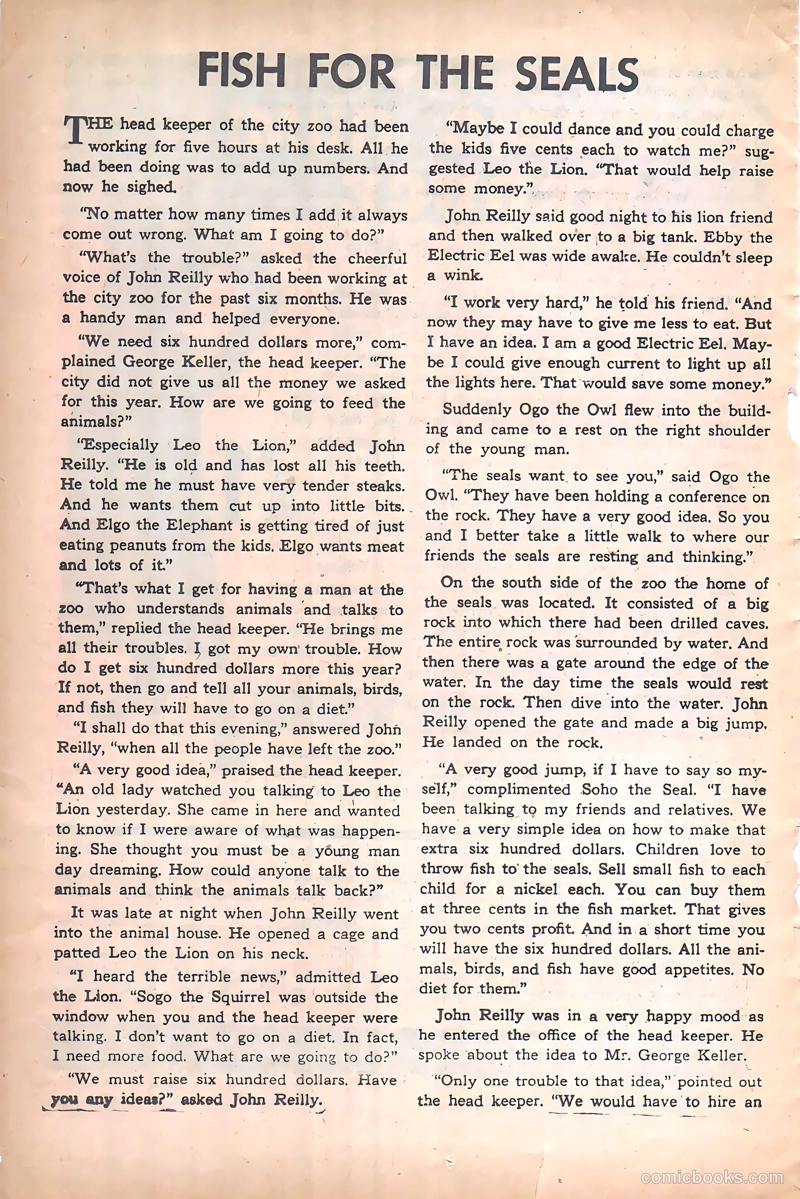 Animal Adventures #3 (1954) — page 16 of 36