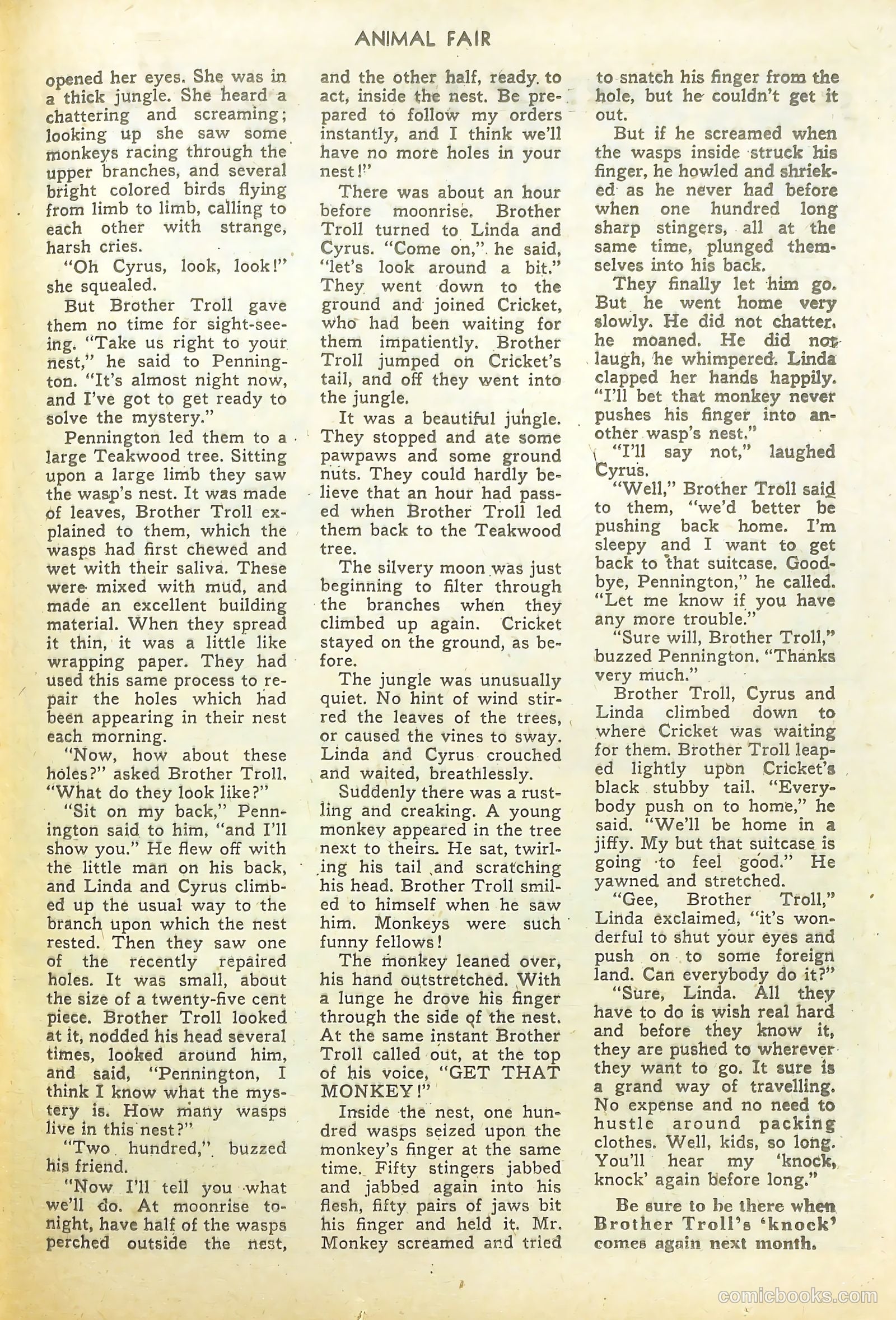 Animal Fair #11 (1947) — page 33 of 52