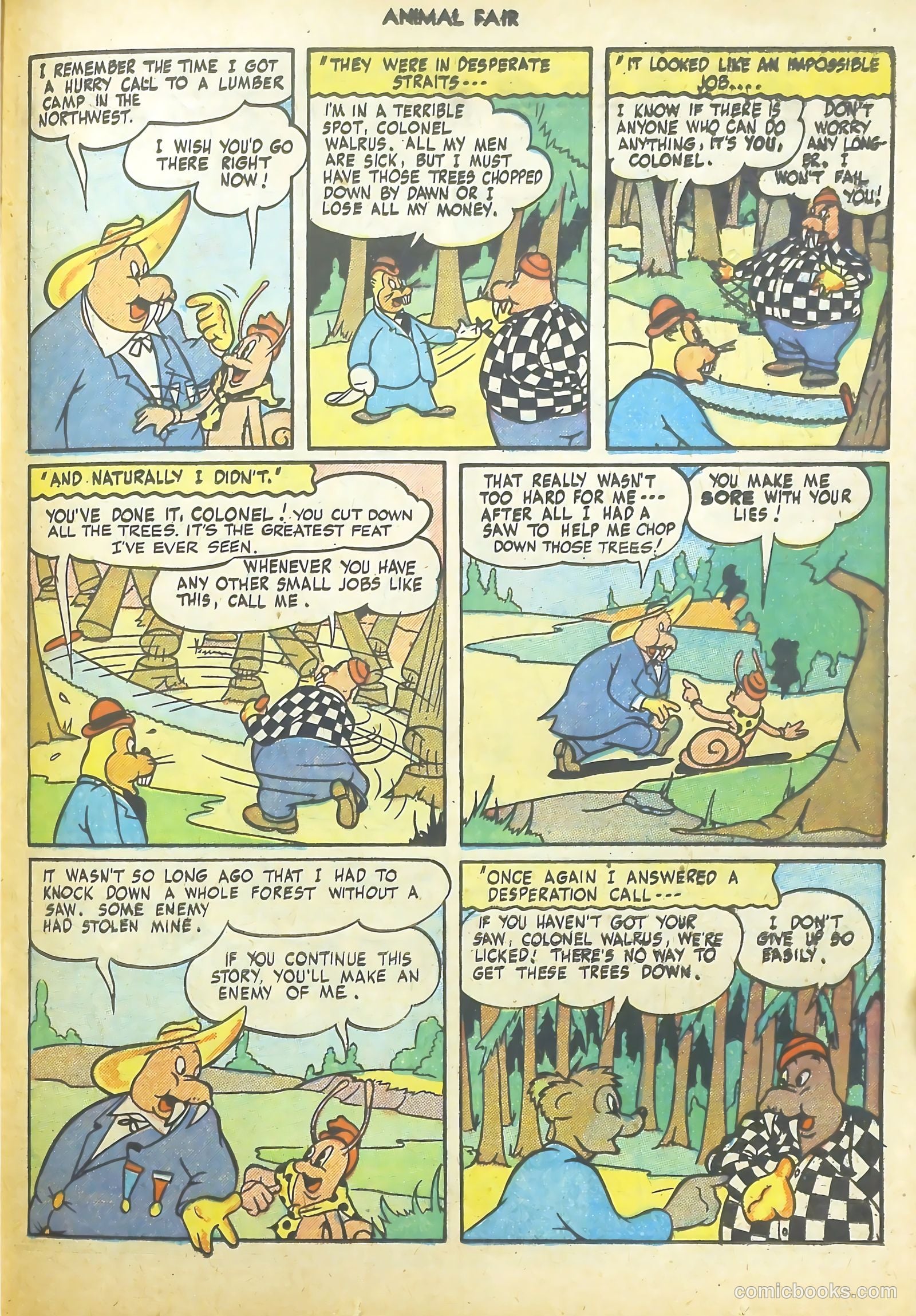 Animal Fair #11 (1947) — page 35 of 52