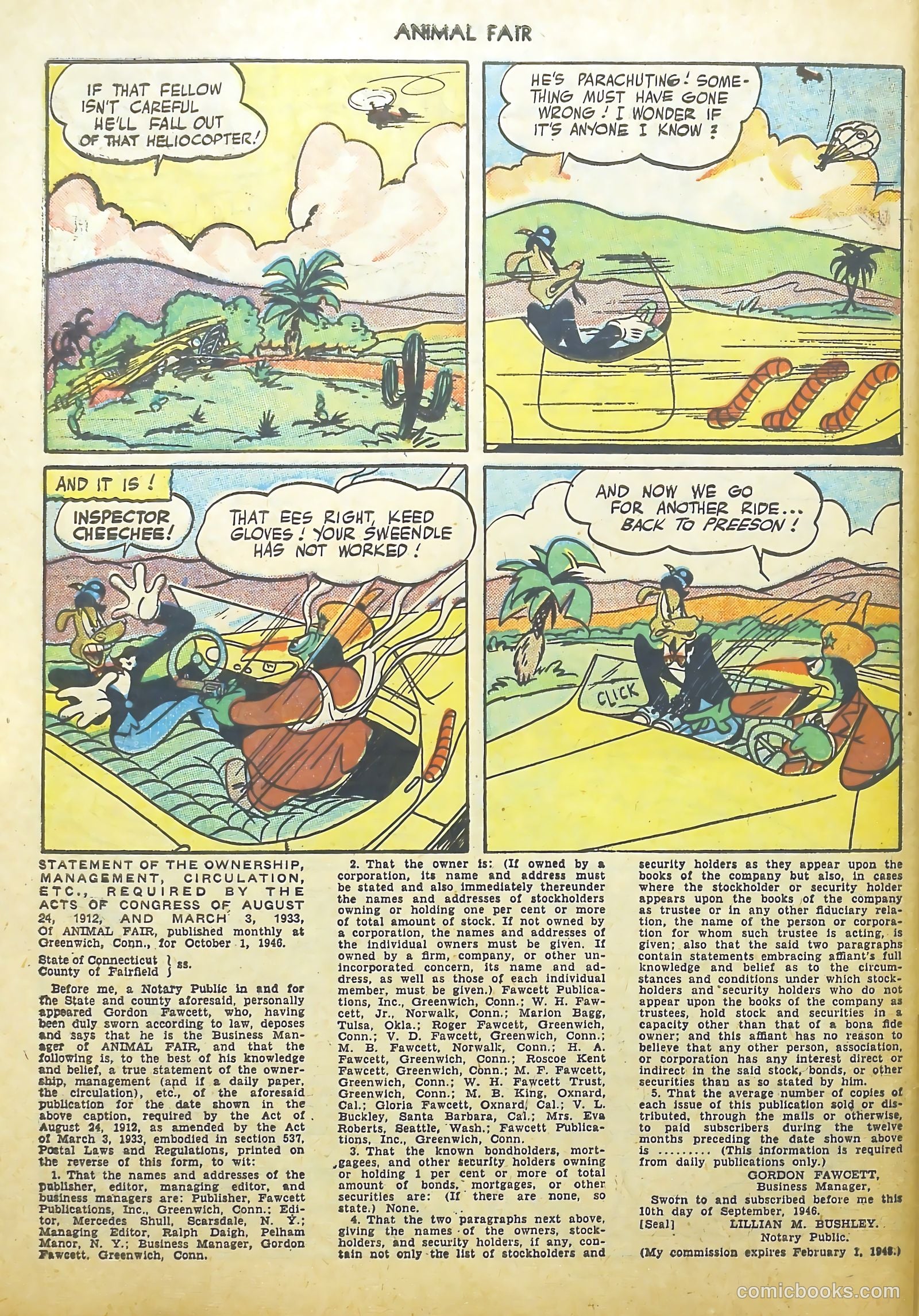 Animal Fair #11 (1947) — page 48 of 52