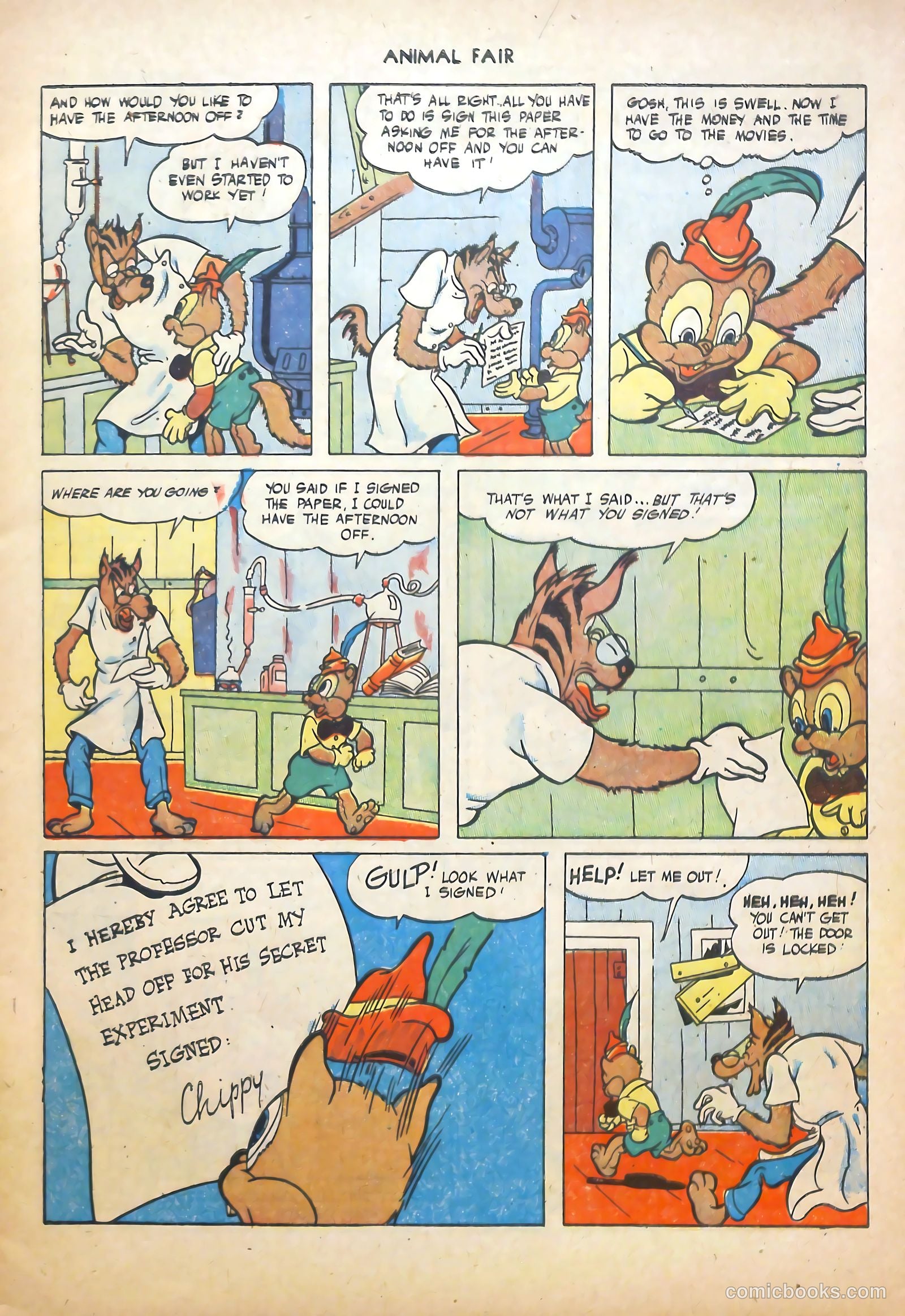Animal Fair #3 (1946) — page 13 of 52