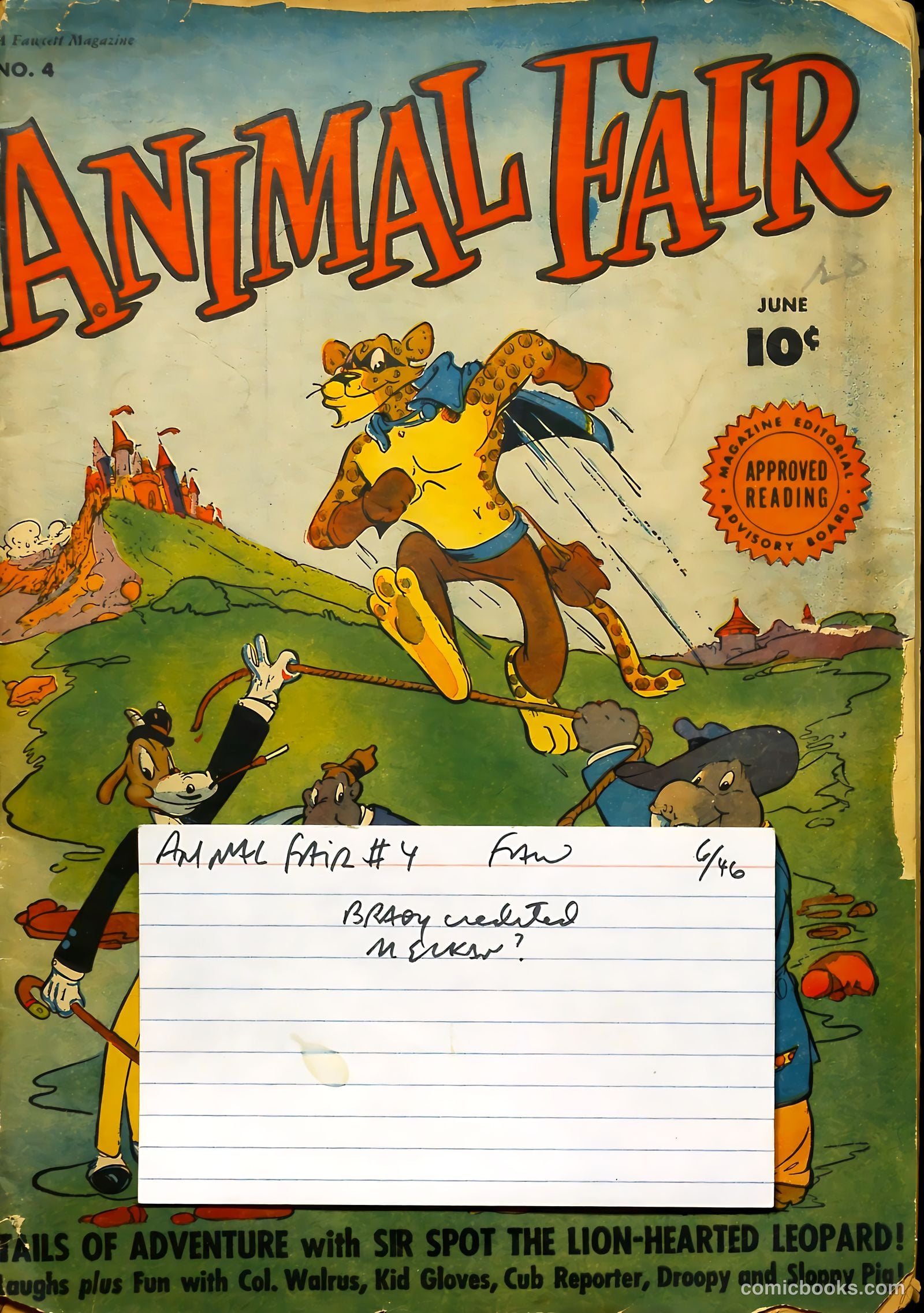 Animal Fair #4 (1946) — page 53 of 53