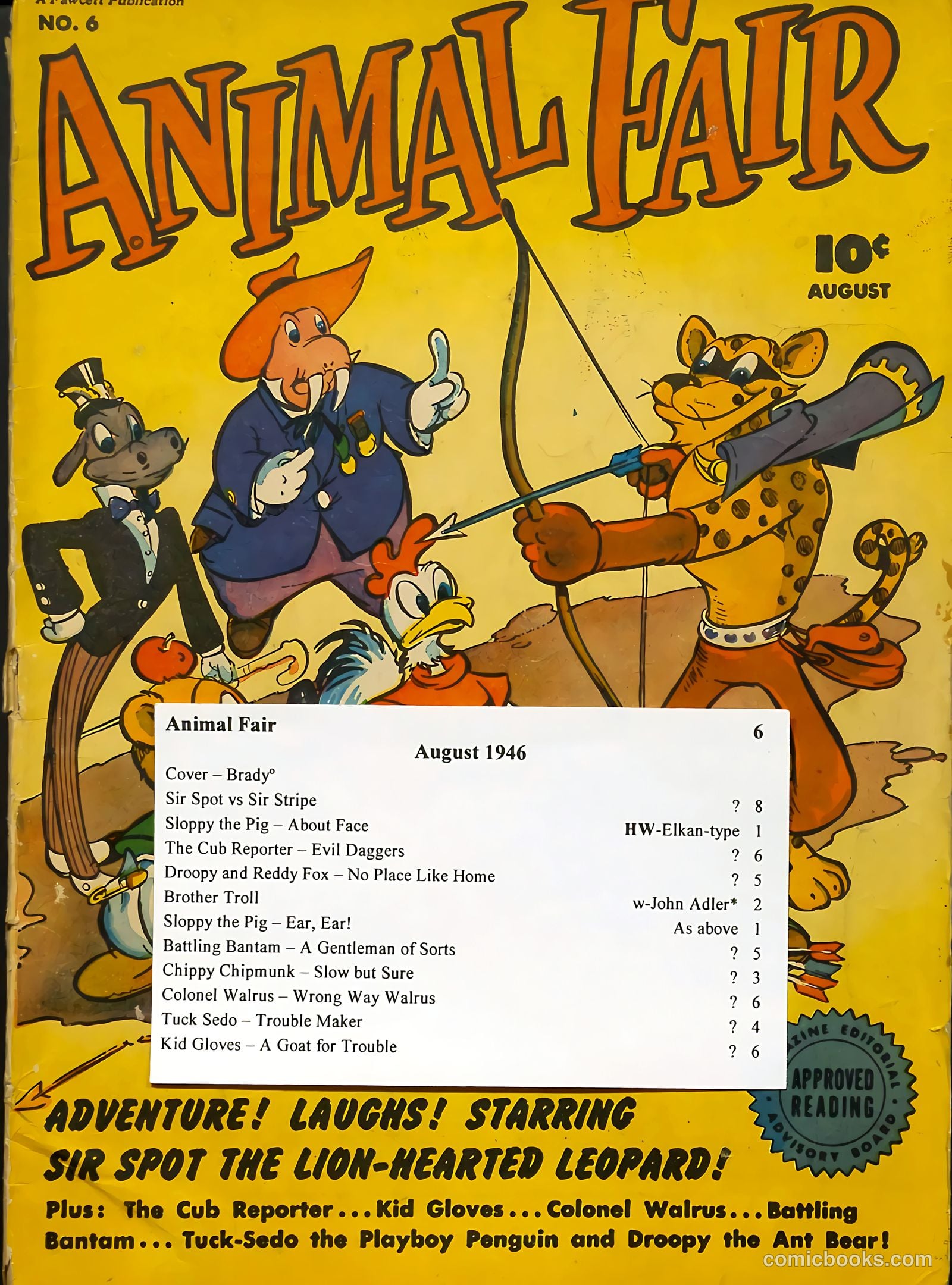 Animal Fair #6 (1946) — page 53 of 53