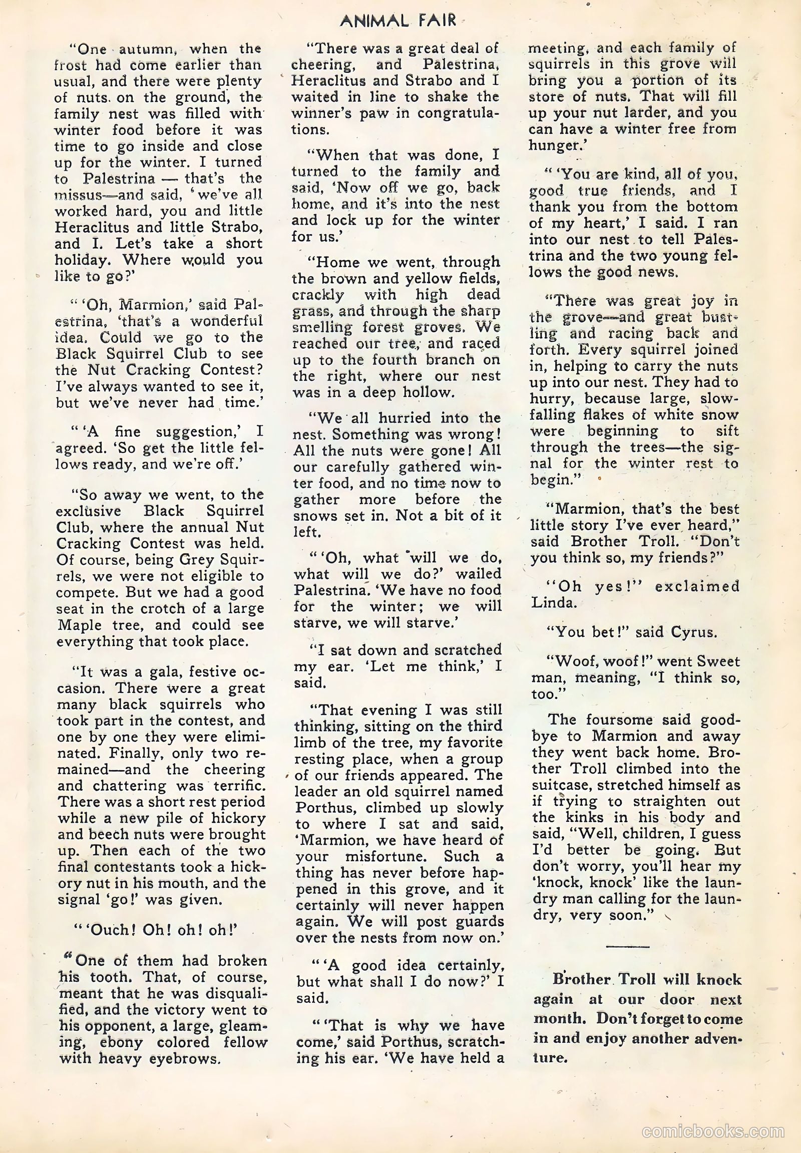 Animal Fair #7 (1946) — page 21 of 52