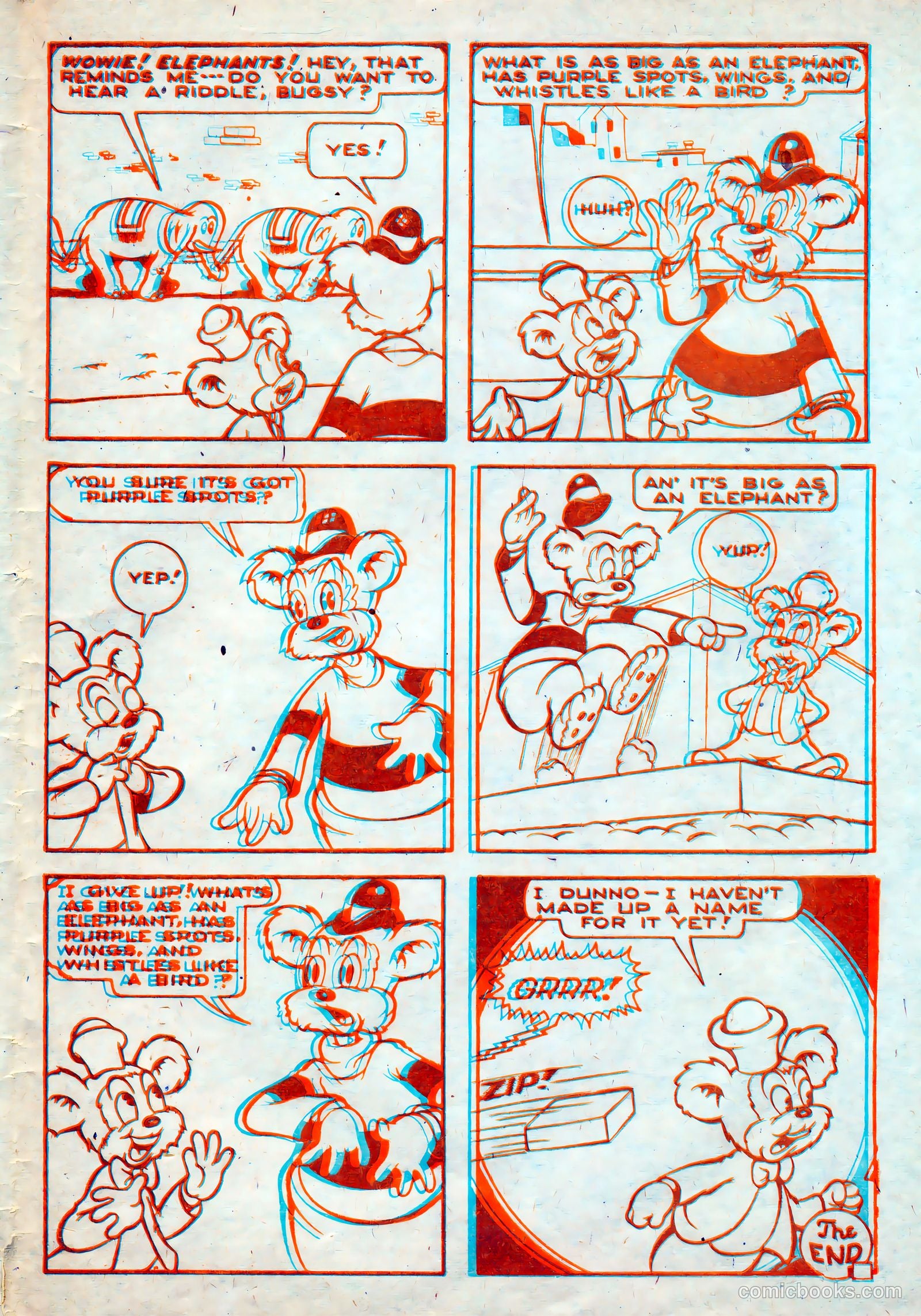 Animal Fun #1 (1953) — page 33 of 36