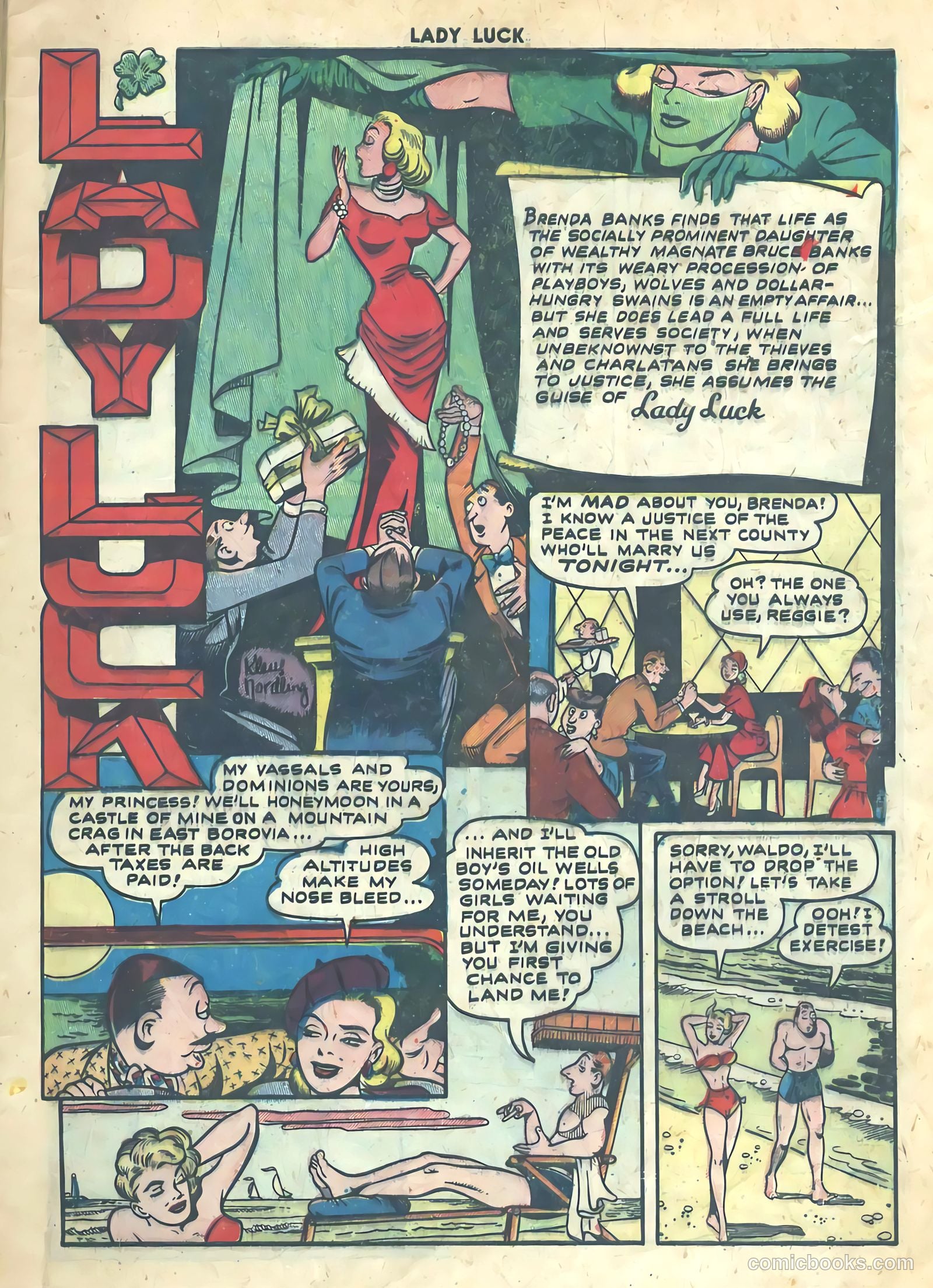 Lady Luck #86 (1949) — page 3 of 36