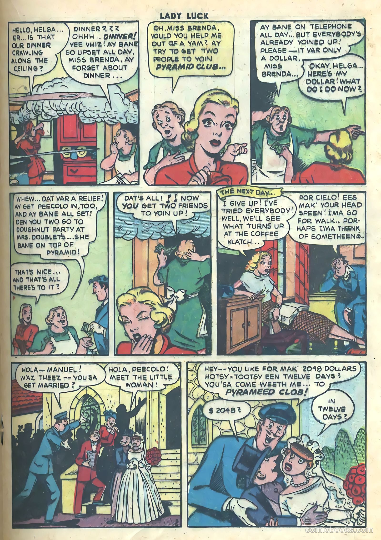 Lady Luck #86 (1949) — page 19 of 36