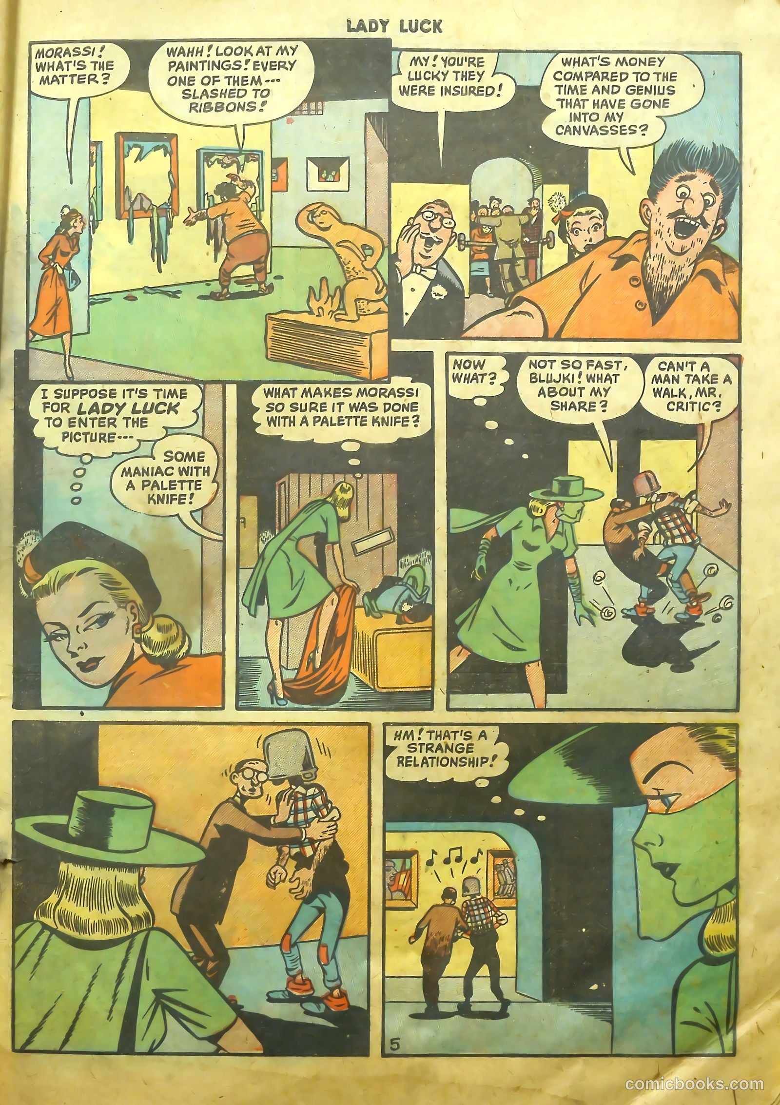 Lady Luck #87 (1950) — page 9 of 38