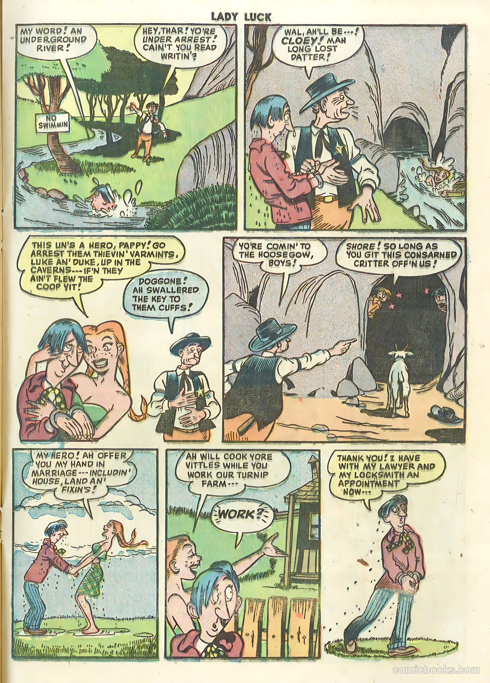 Lady Luck #87 (1950) — page 19 of 38