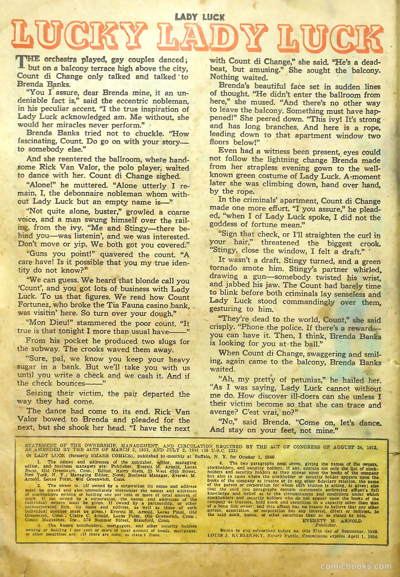 Lady Luck #87 (1950) — page 28 of 38