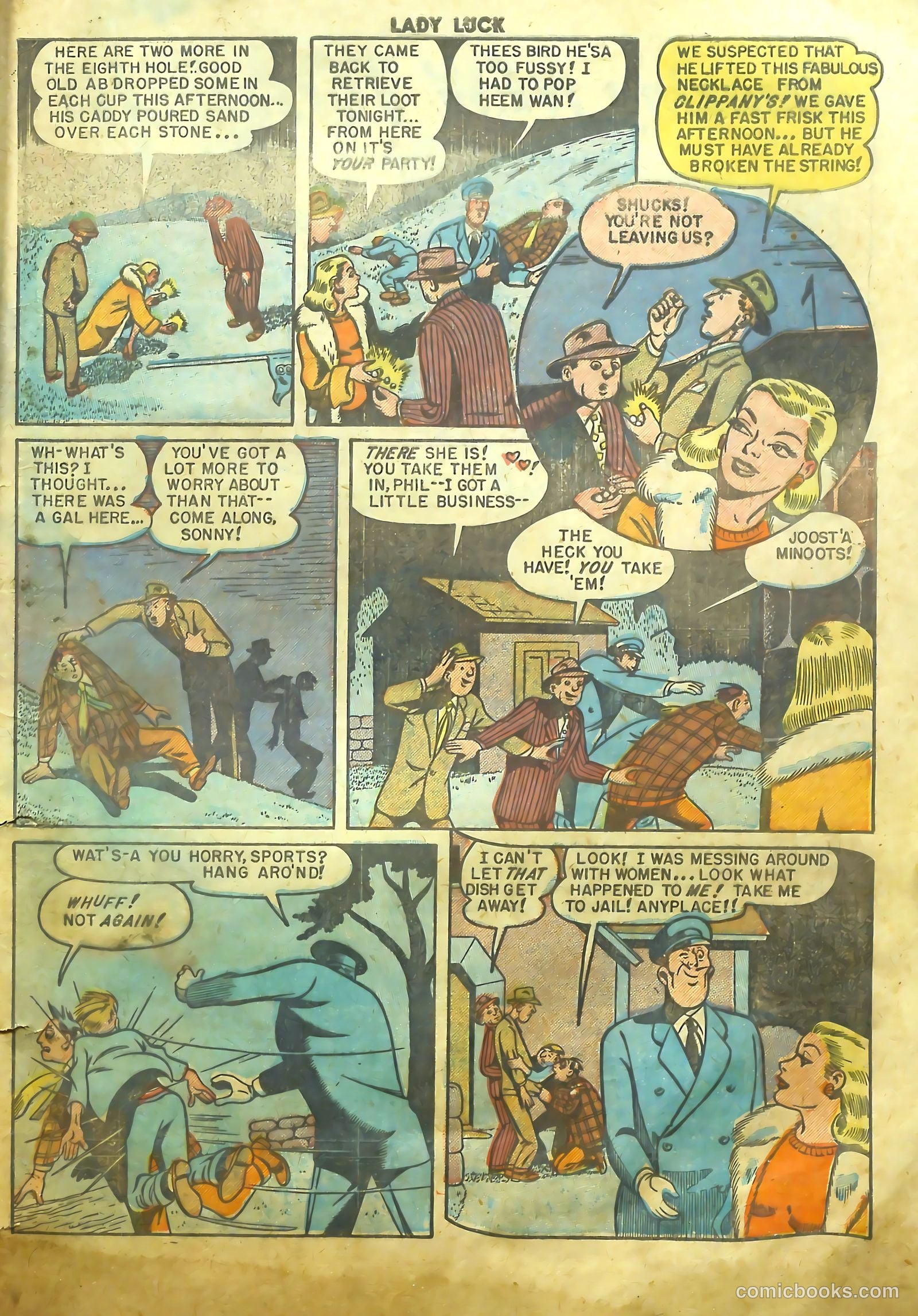 Lady Luck #87 (1950) — page 35 of 38