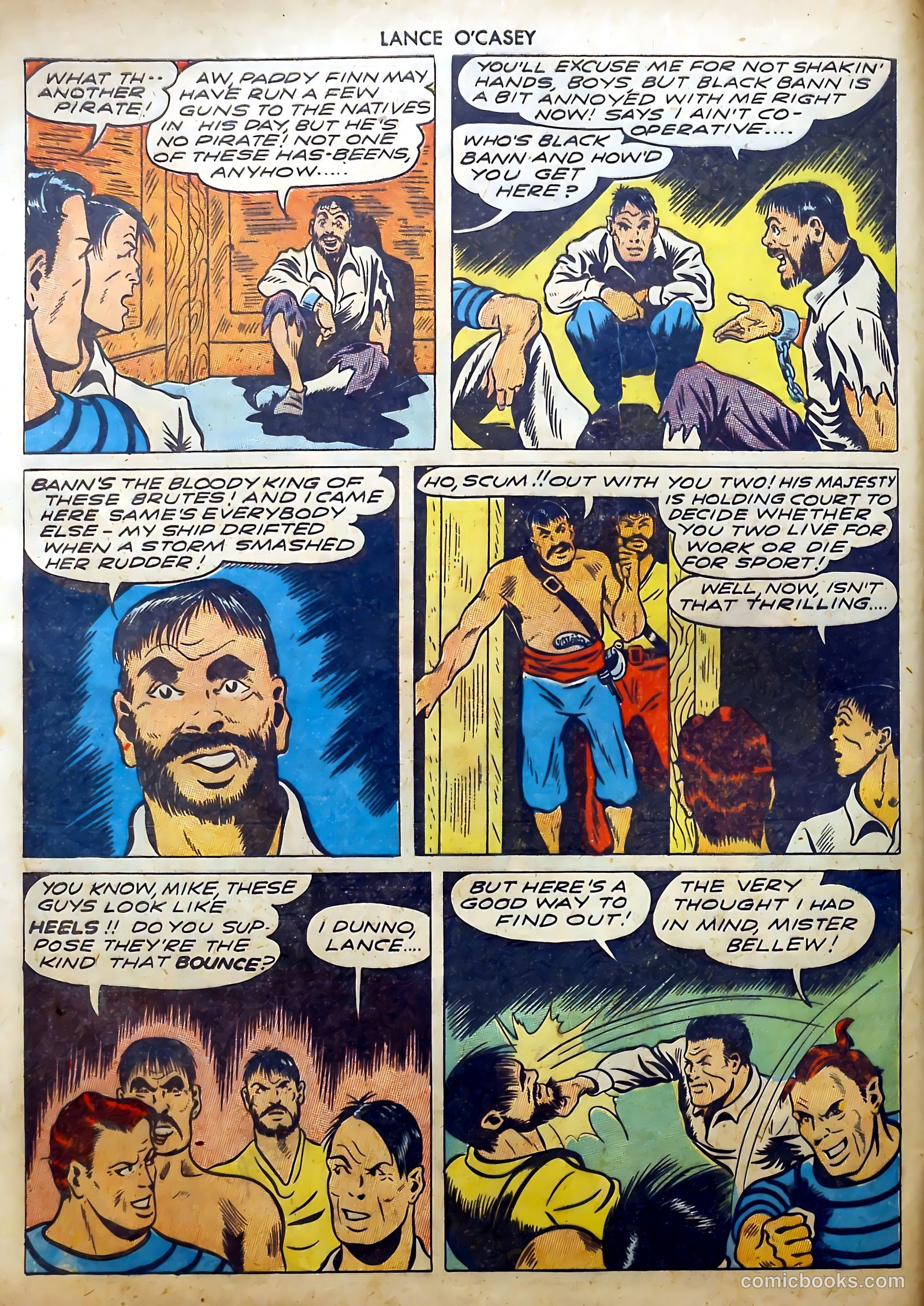 Lance O'Casey #1 (1946) — page 8 of 36