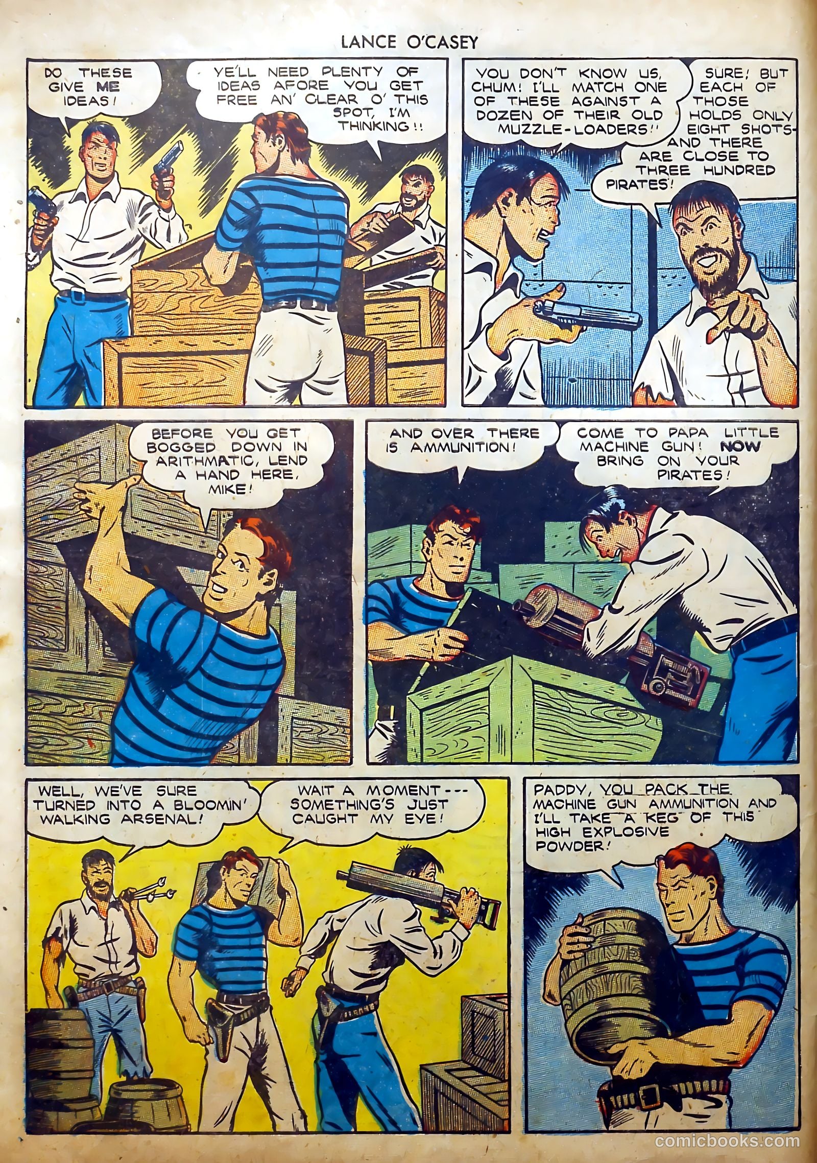 Lance O'Casey #1 (1946) — page 10 of 36