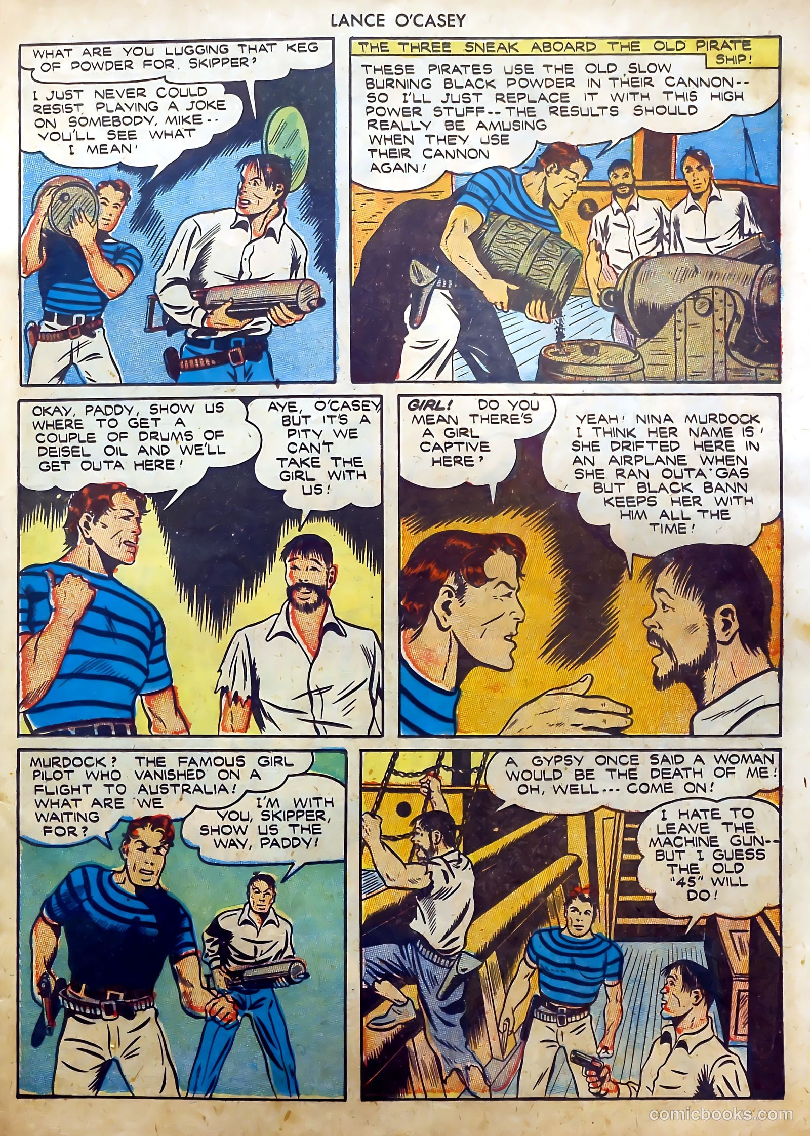 Lance O'Casey #1 (1946) — page 11 of 36