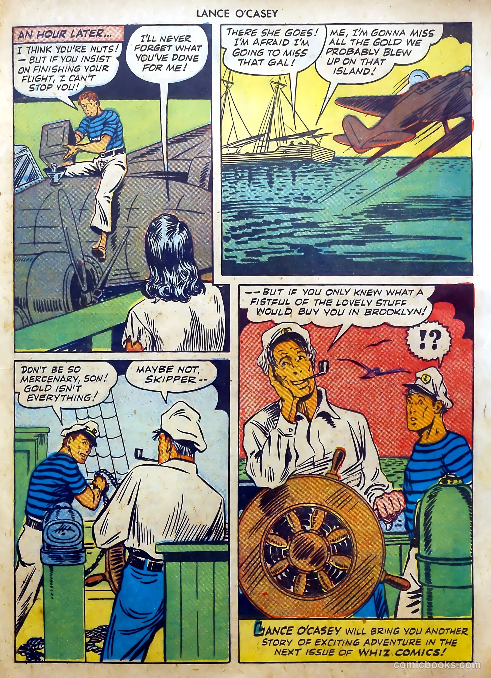 Lance O'Casey #1 (1946) — page 19 of 36