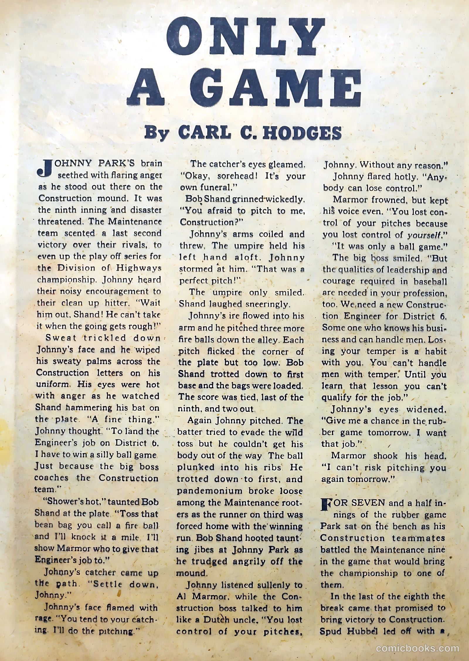 Lance O'Casey #1 (1946) — page 20 of 36