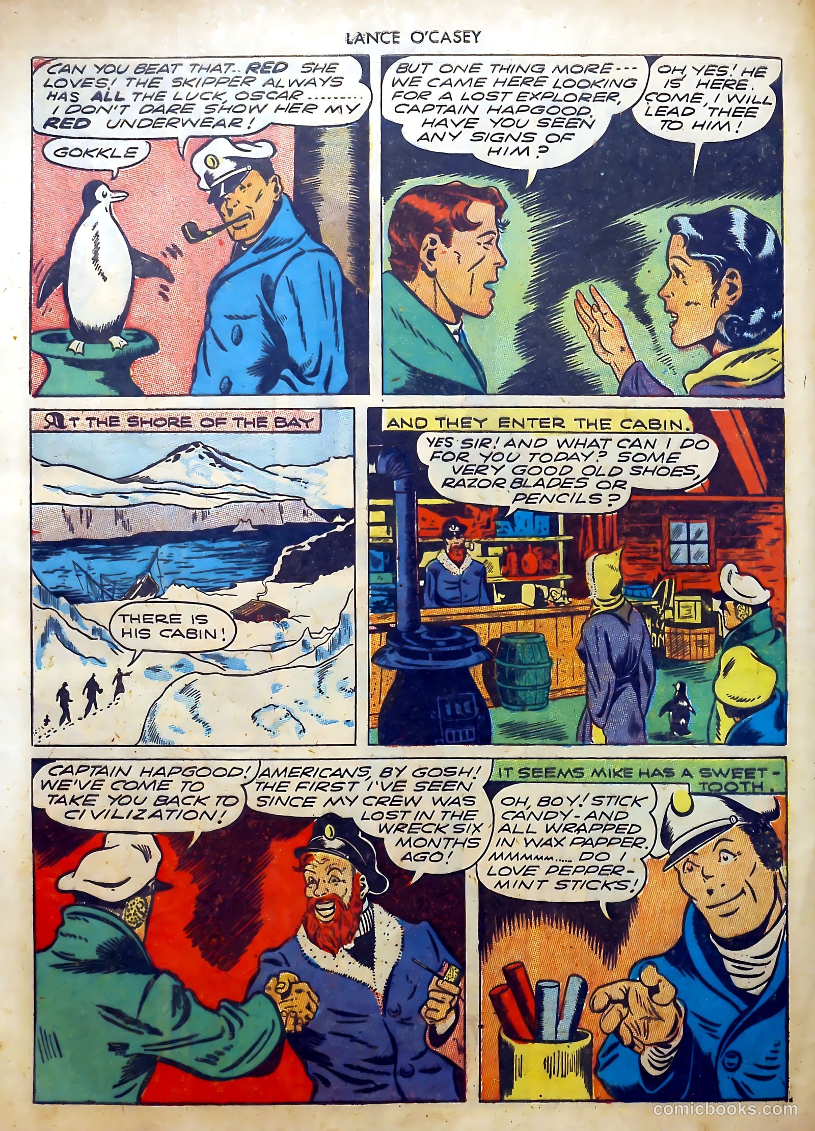 Lance O'Casey #1 (1946) — page 28 of 36