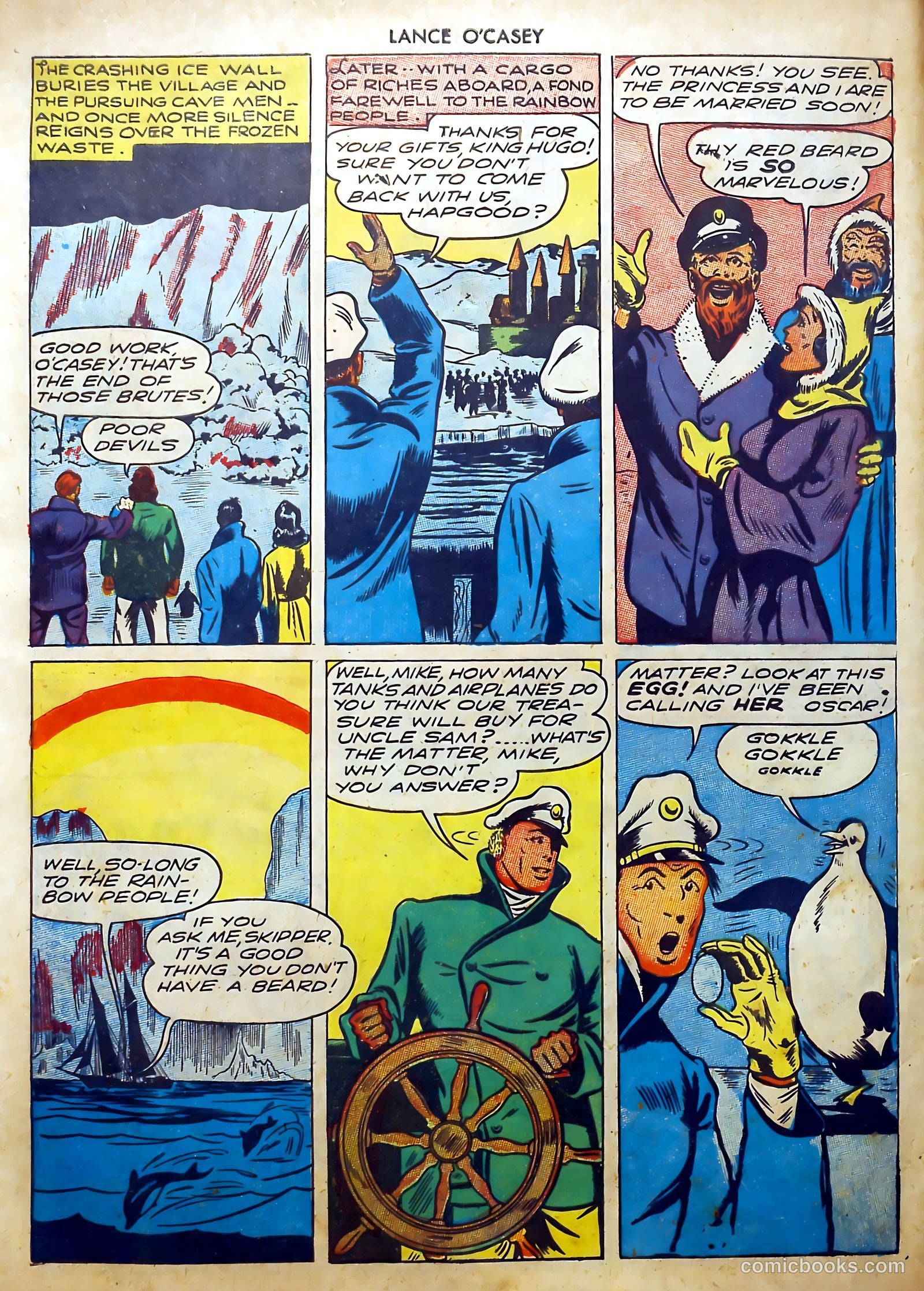 Lance O'Casey #1 (1946) — page 34 of 36