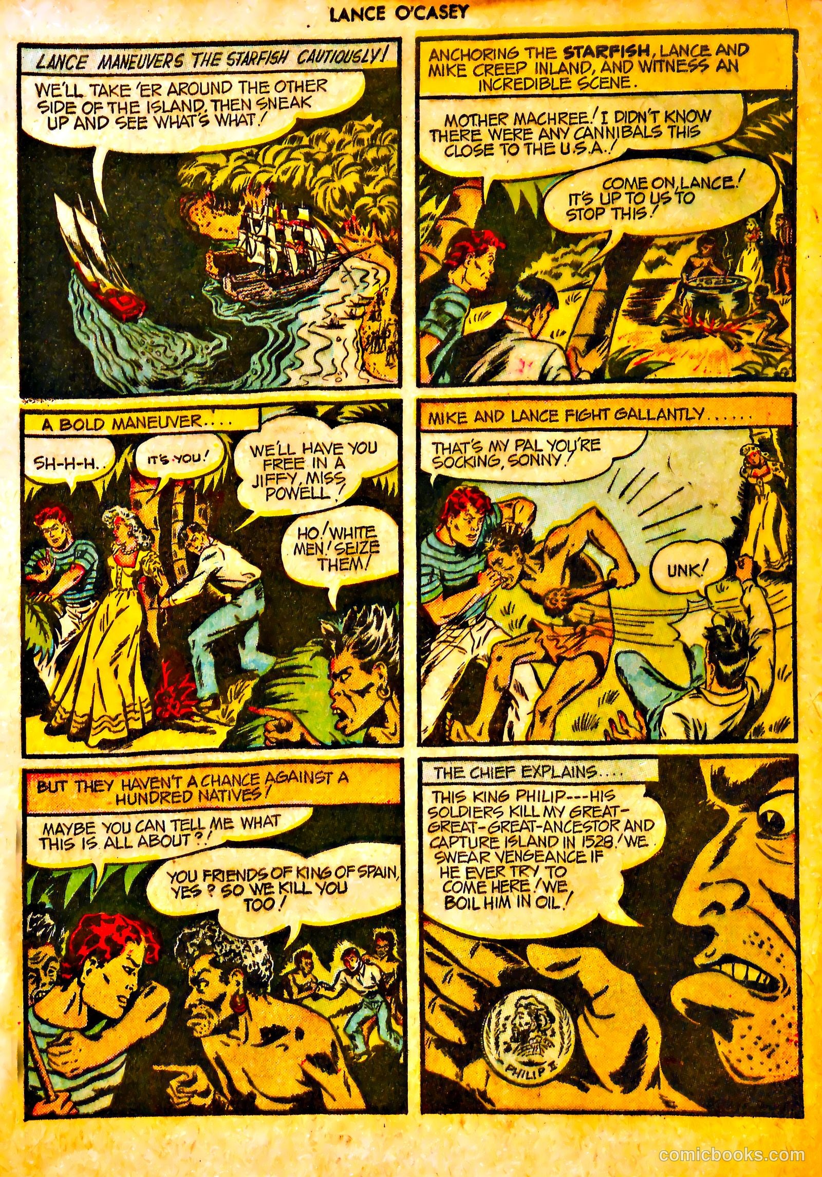 Lance O'Casey #3 (1946) — page 37 of 52
