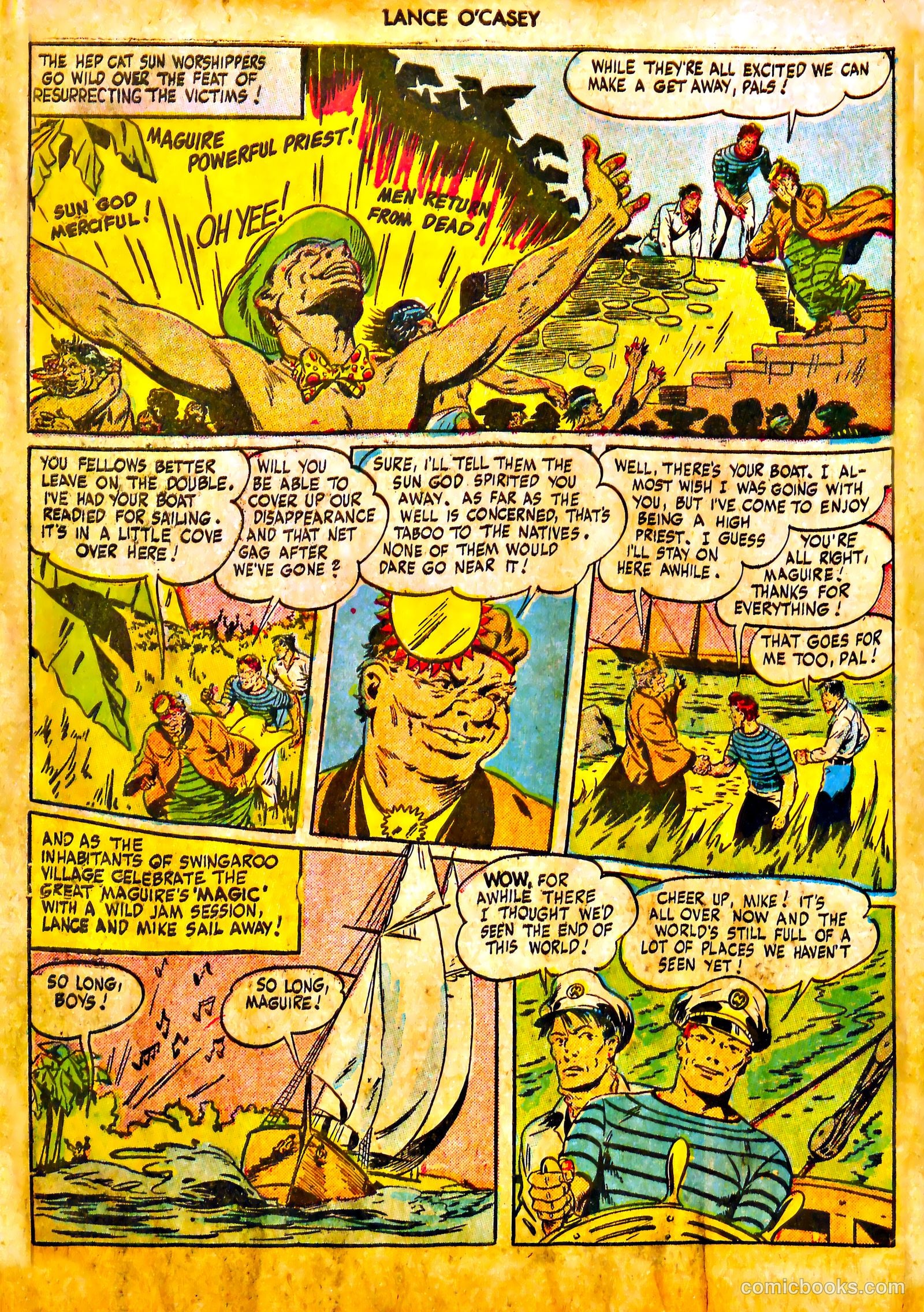 Lance O'Casey #3 (1946) — page 50 of 52