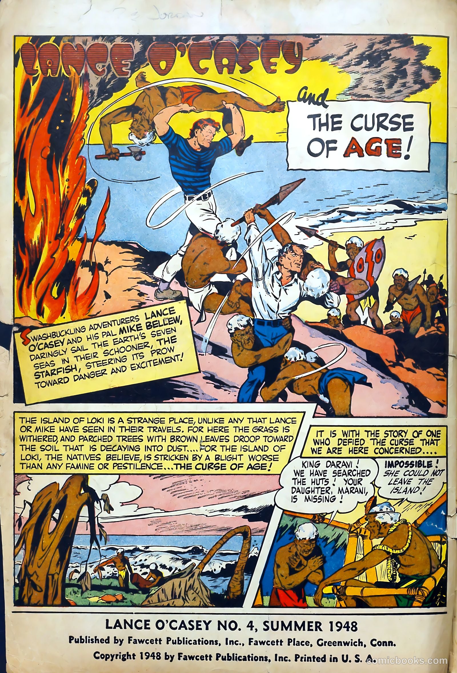 Lance O'Casey #4 (1948) — page 2 of 36