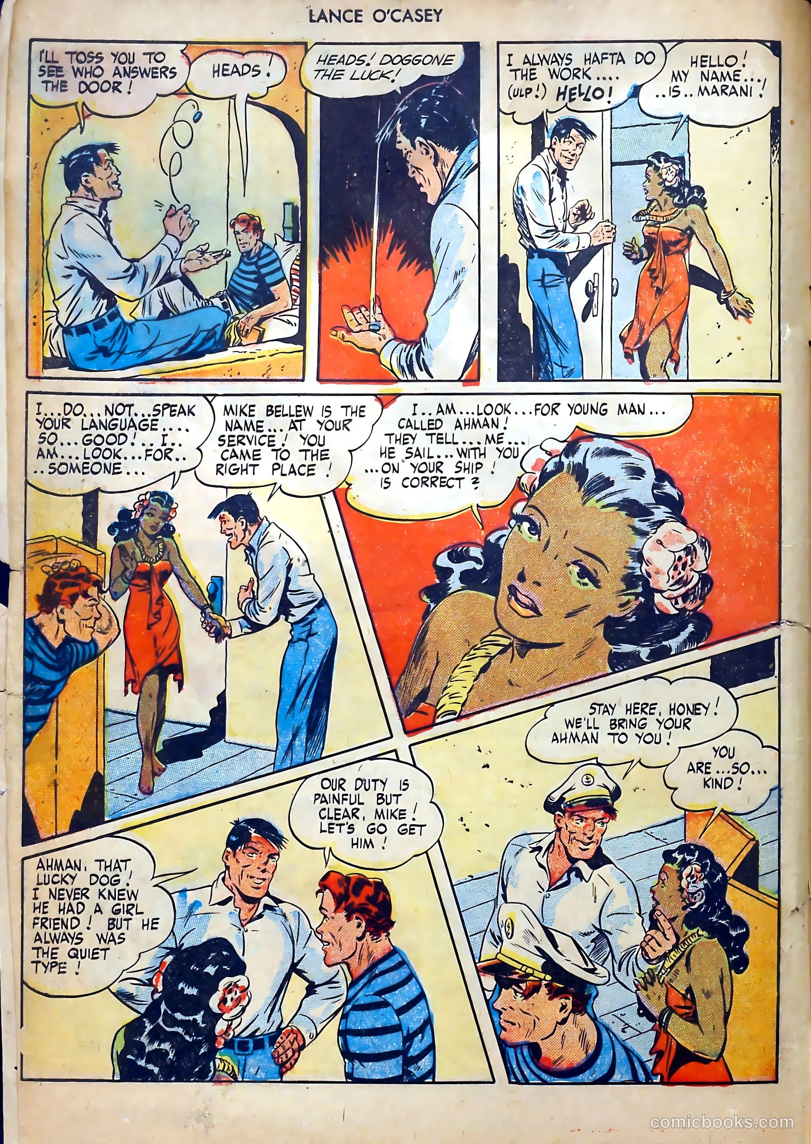 Lance O'Casey #4 (1948) — page 4 of 36