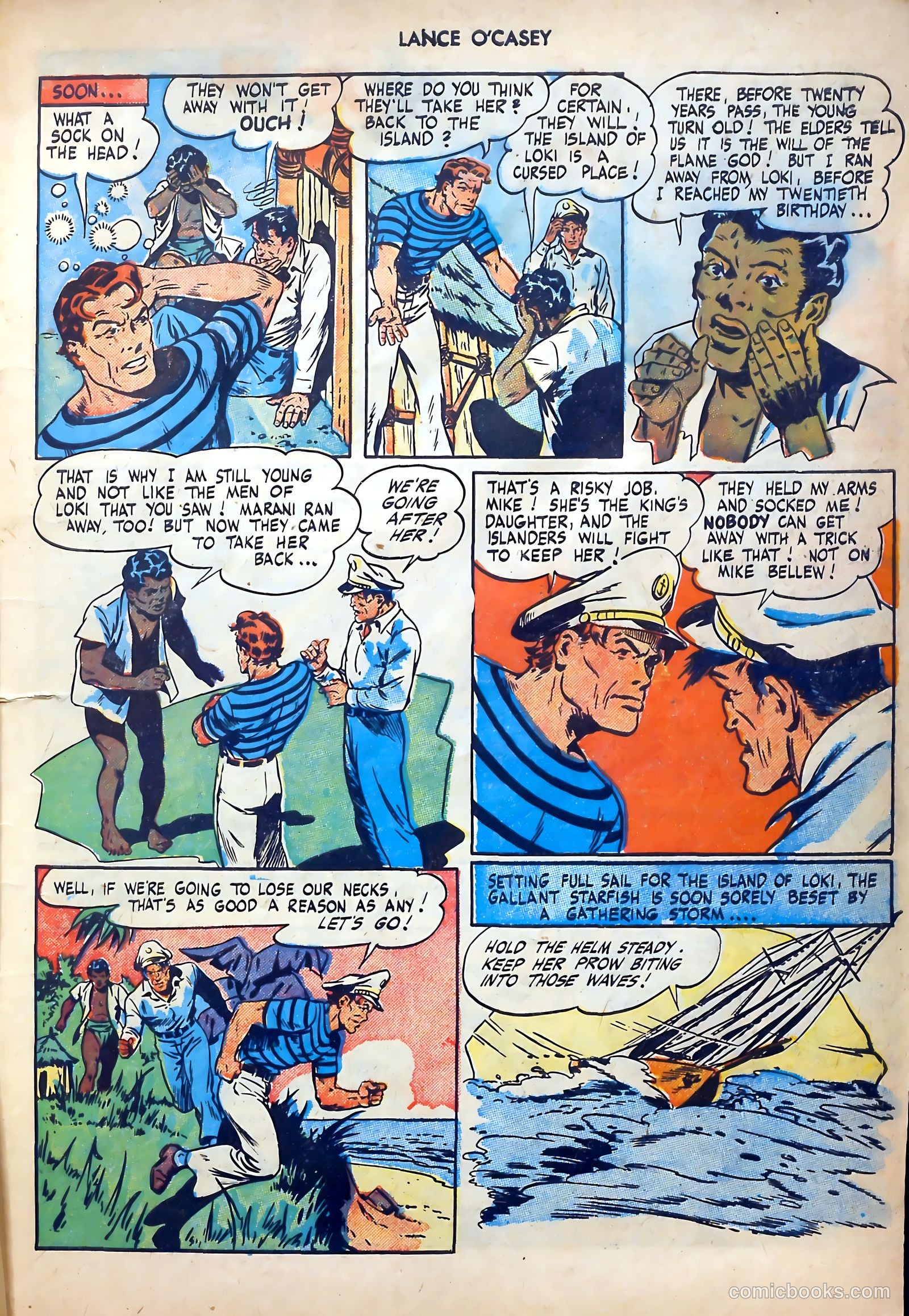 Lance O'Casey #4 (1948) — page 7 of 36